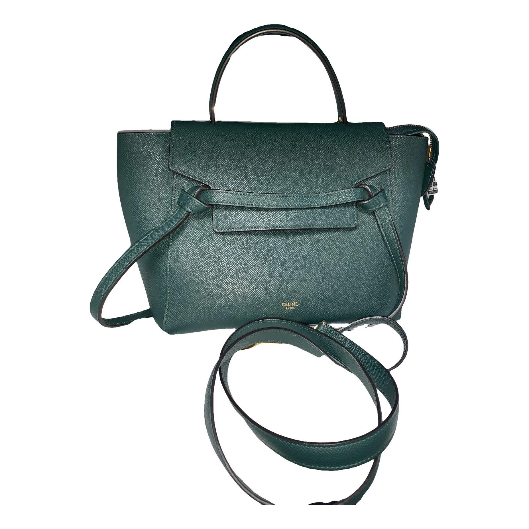 Belt leather handbag