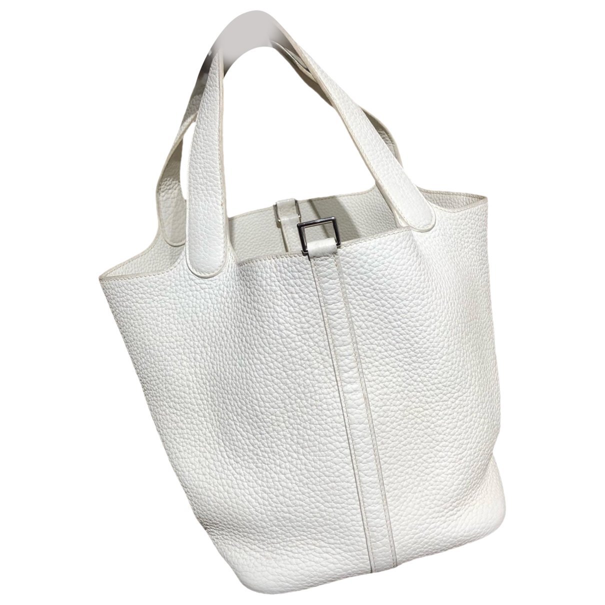 Hermes Picotin 22 Handbag White