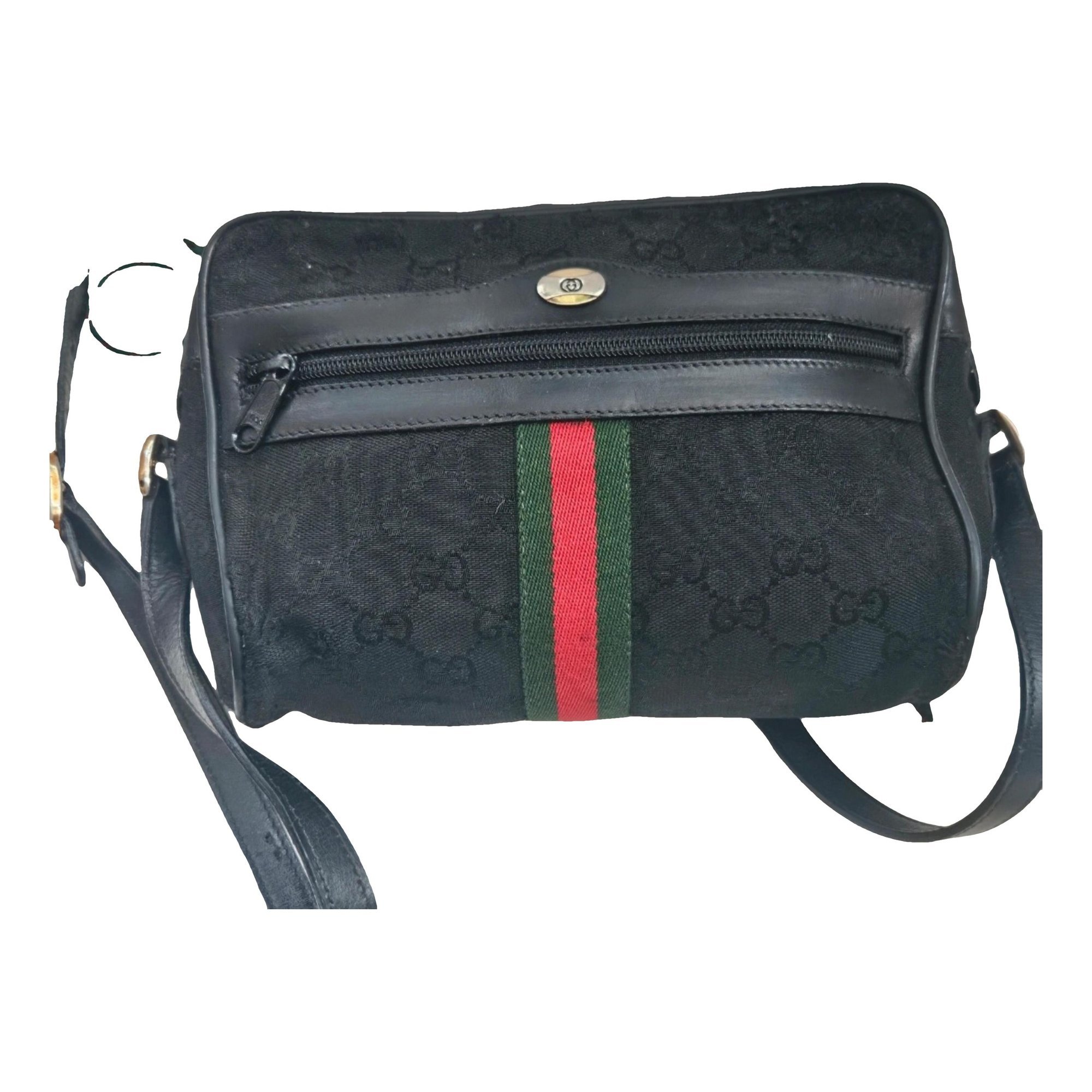 Ophidia leather crossbody bag