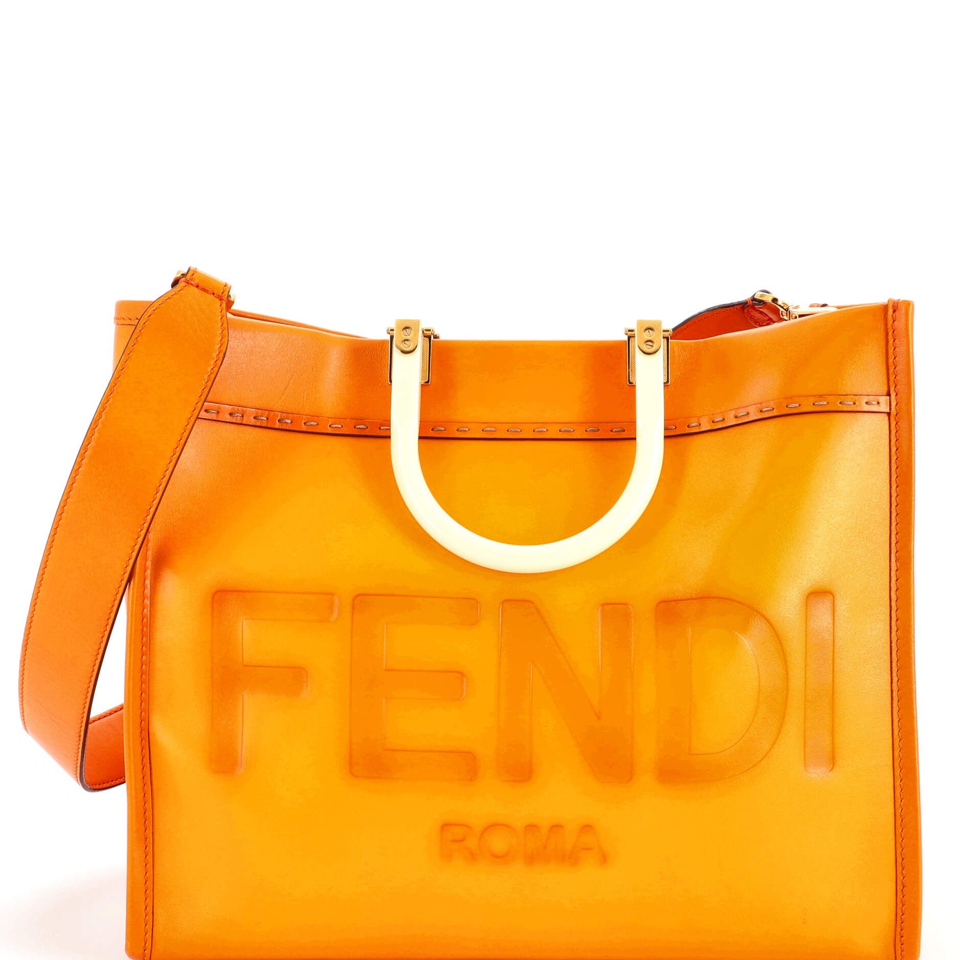 Sunshine Shopper Tote Leather Medium