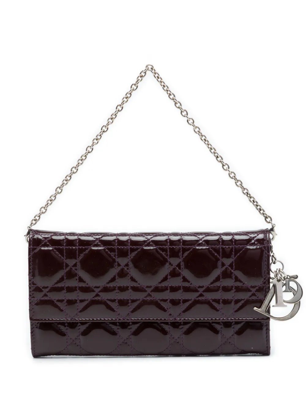 2010 Patent Cannage Lady Dior Wallet On Chain handbag