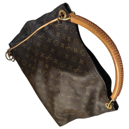 Artsy leather handbag