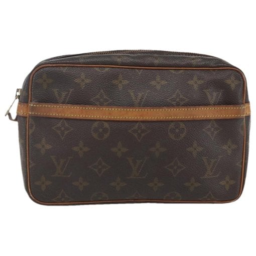 Leather clutch bag