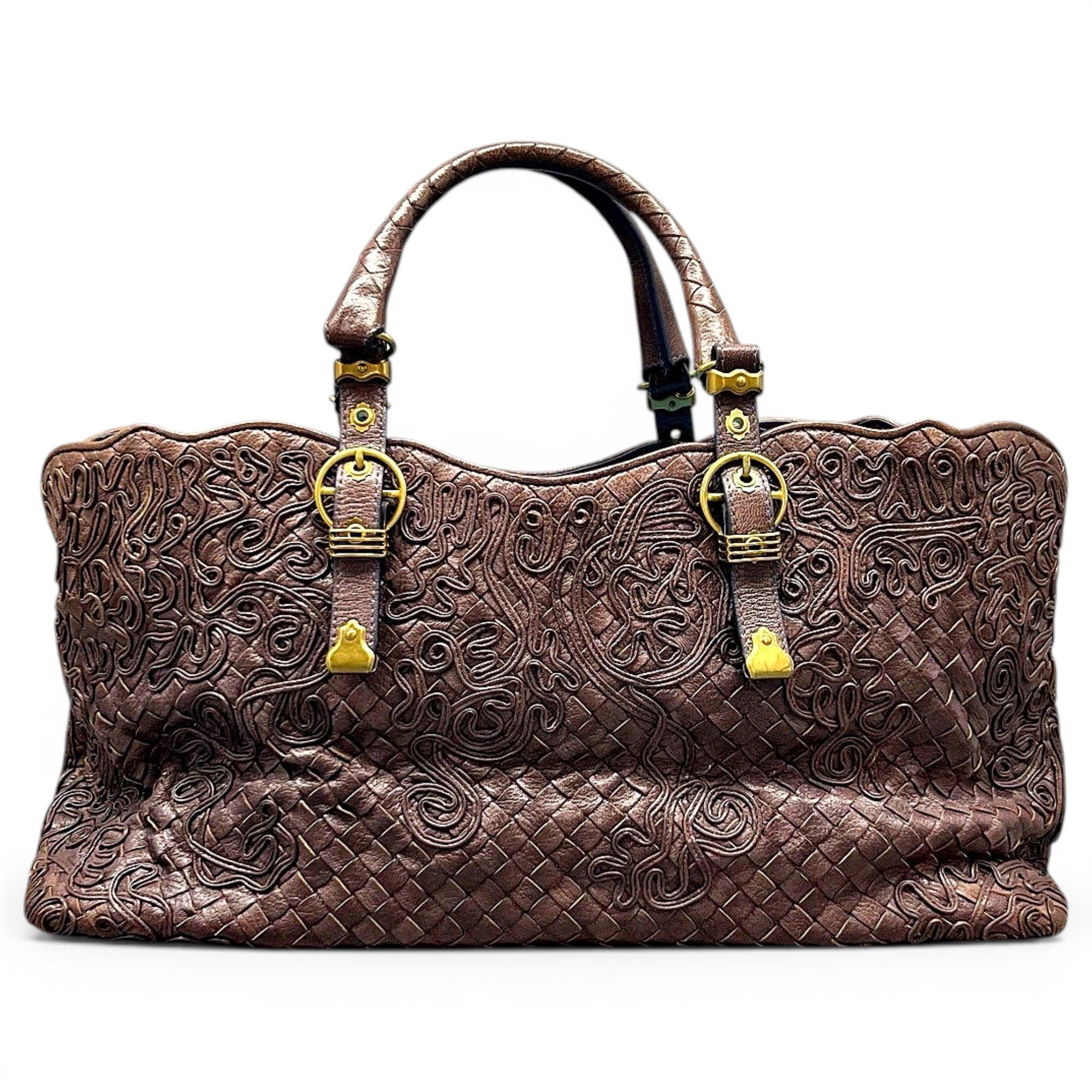 Leather handbag