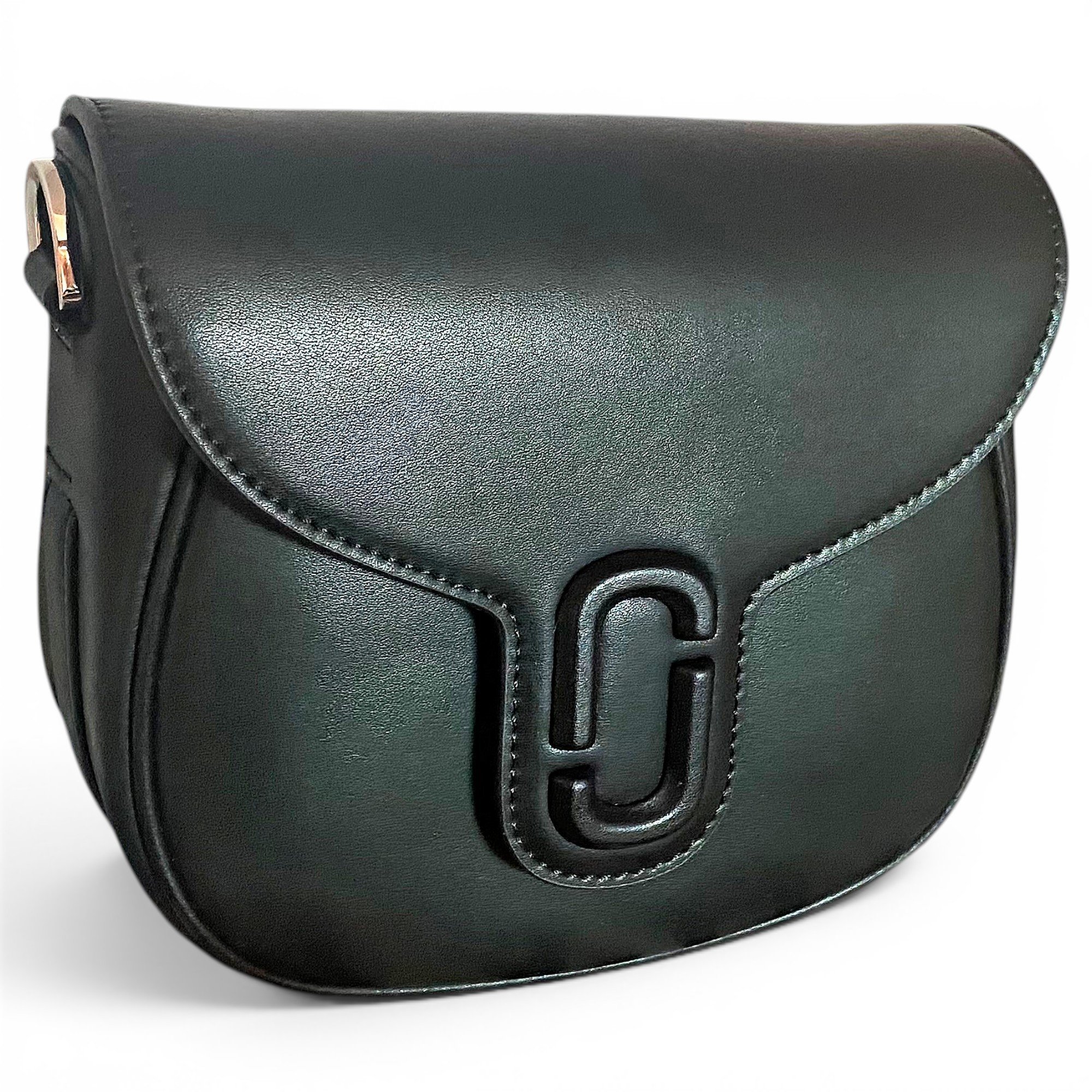 Snapshot leather crossbody bag