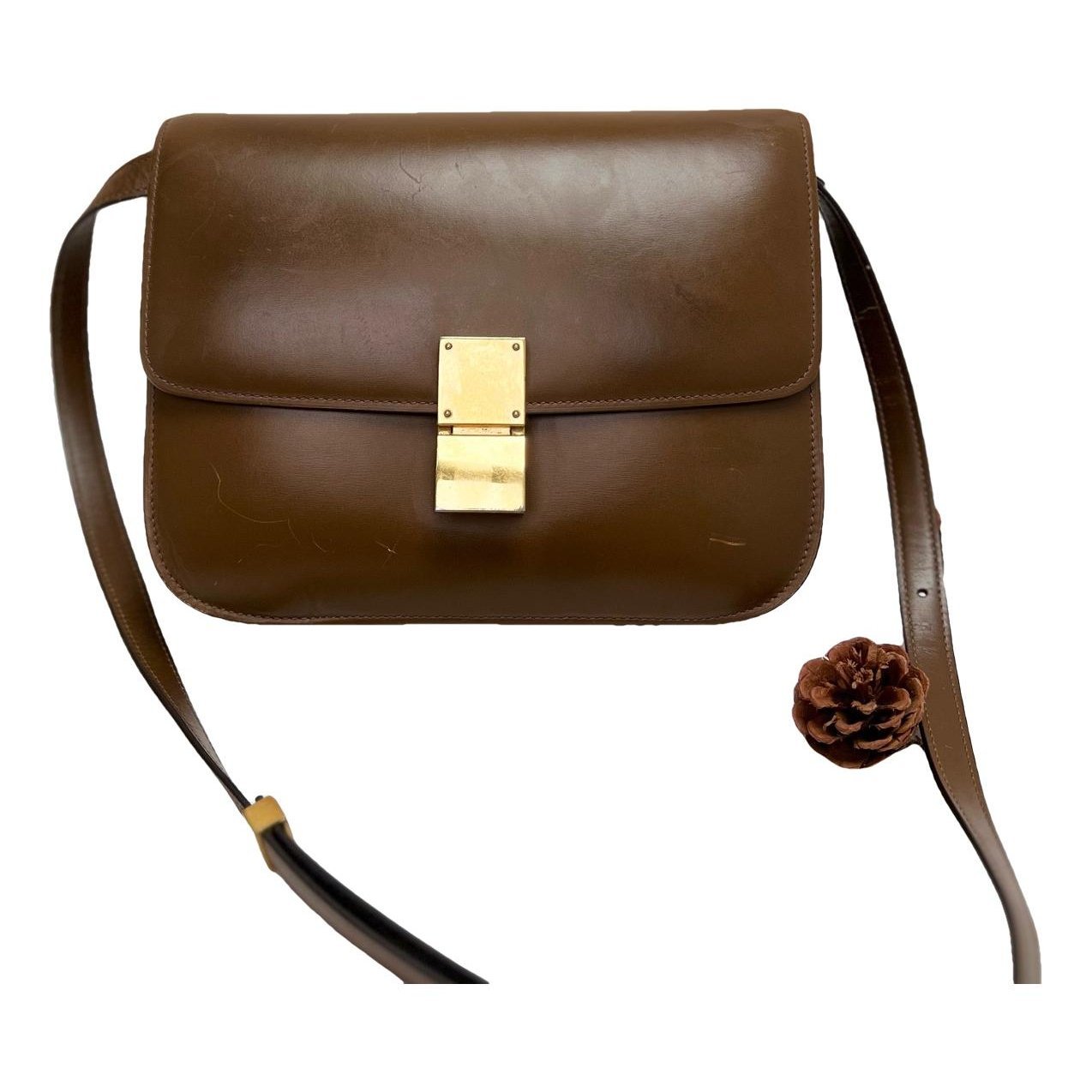 Classic leather handbag