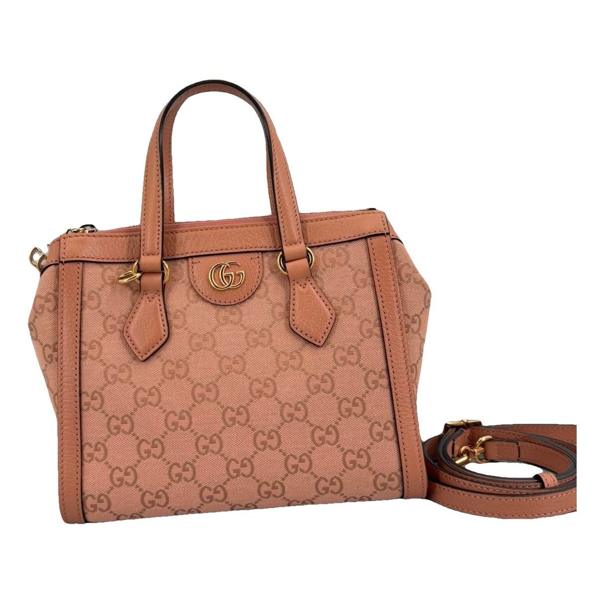 Ophidia Top Handle cloth handbag