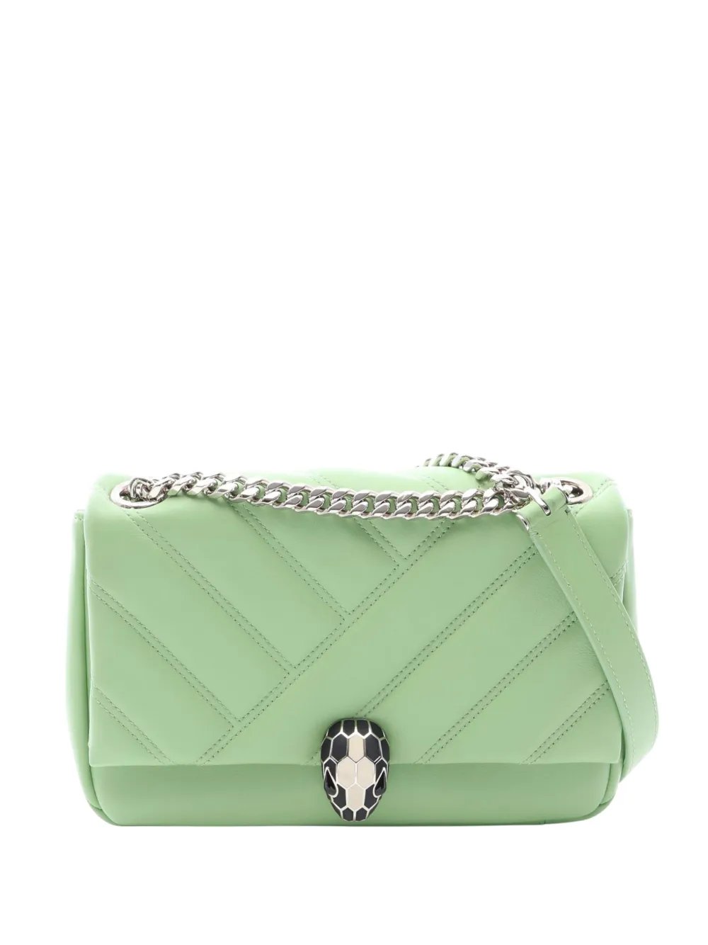 2020-2025 Leather Serpenti Cabochon Chain crossbody bag
