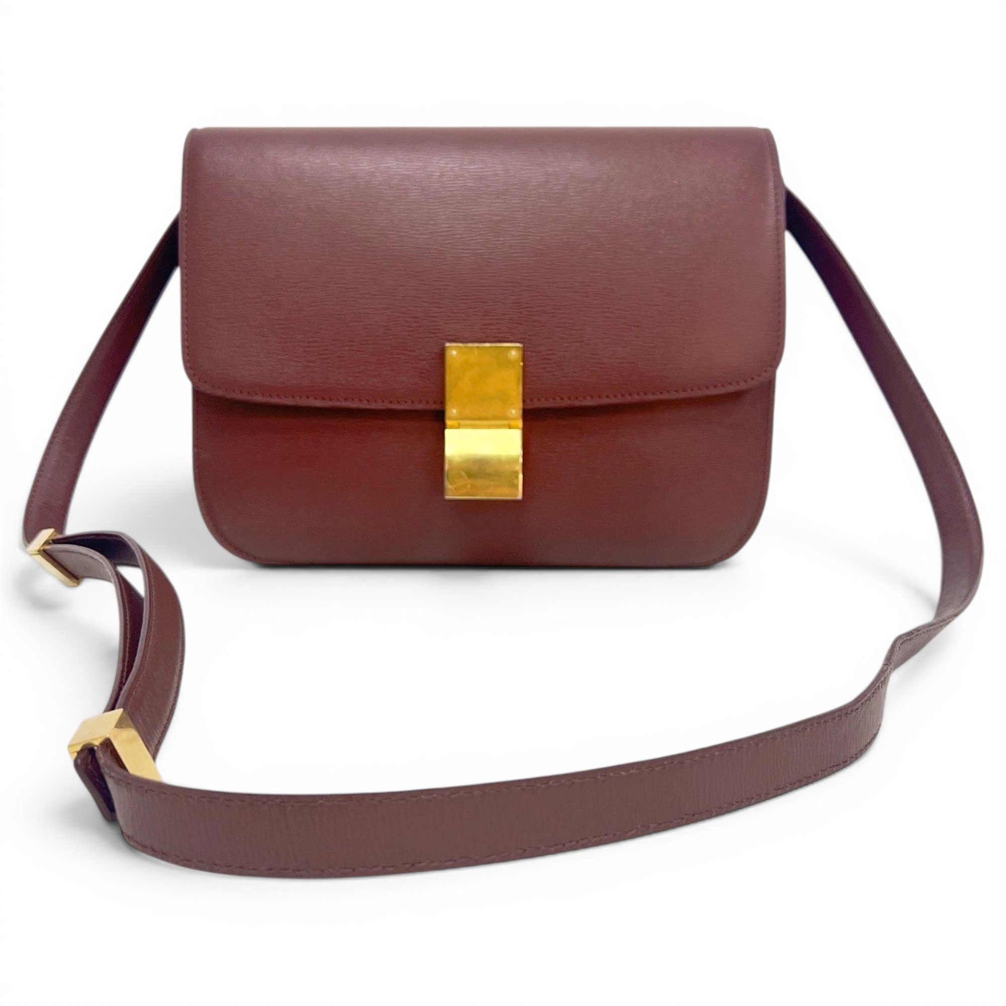 Classic leather handbag