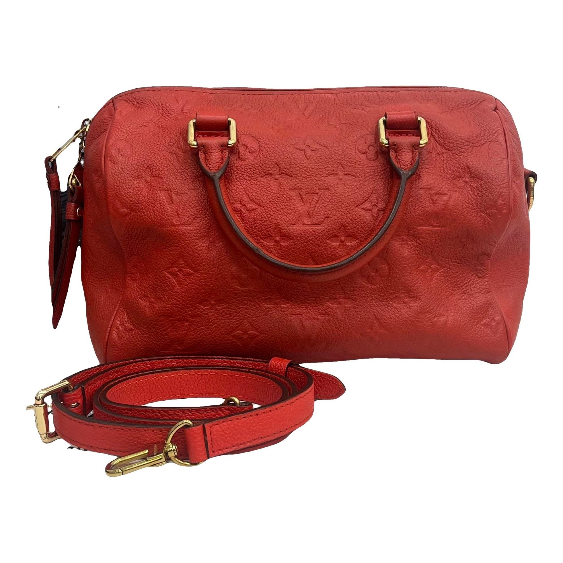 Speedy leather handbag