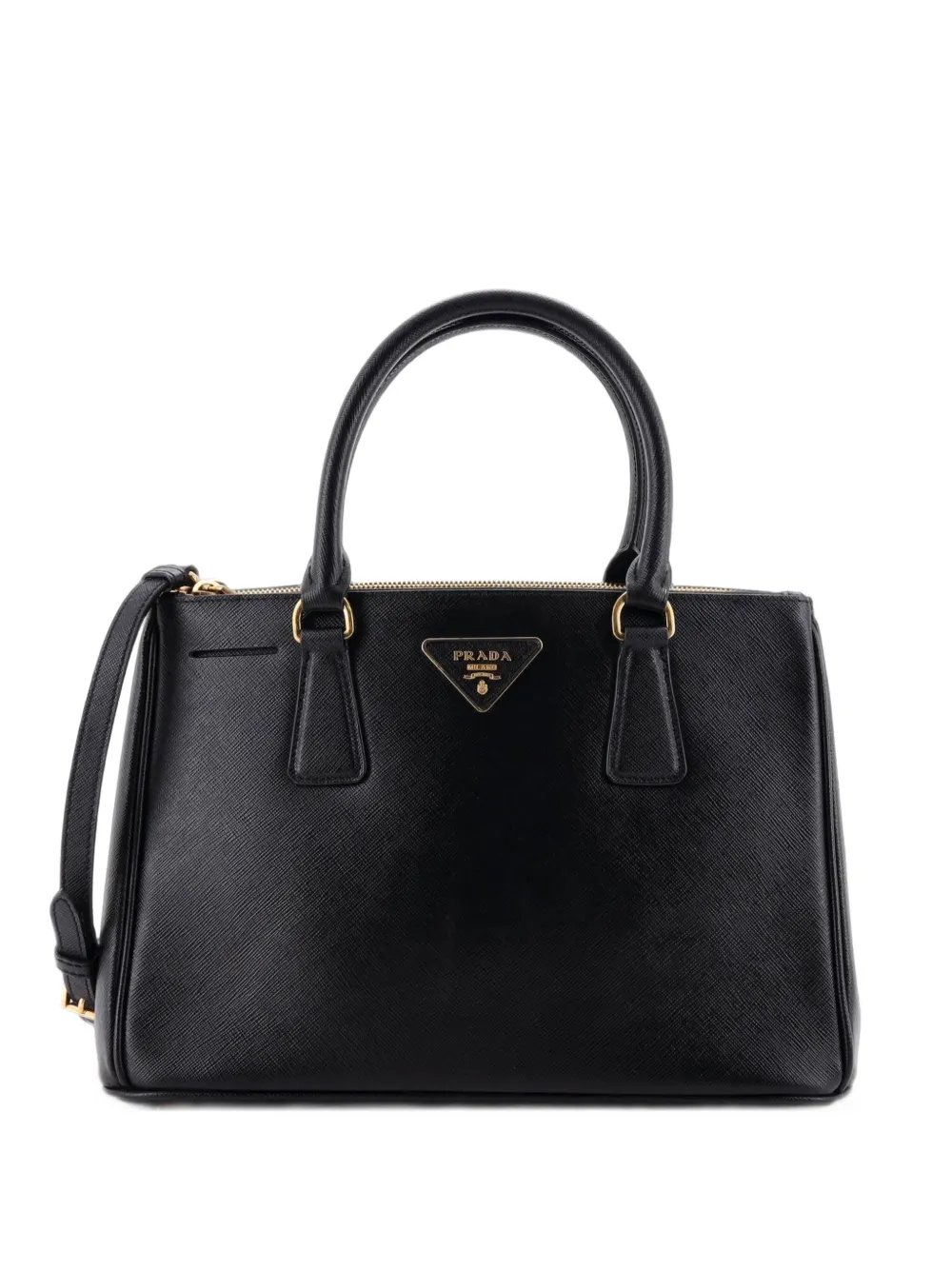 Double Zip Lux Saffiano Leather Medium tote bag