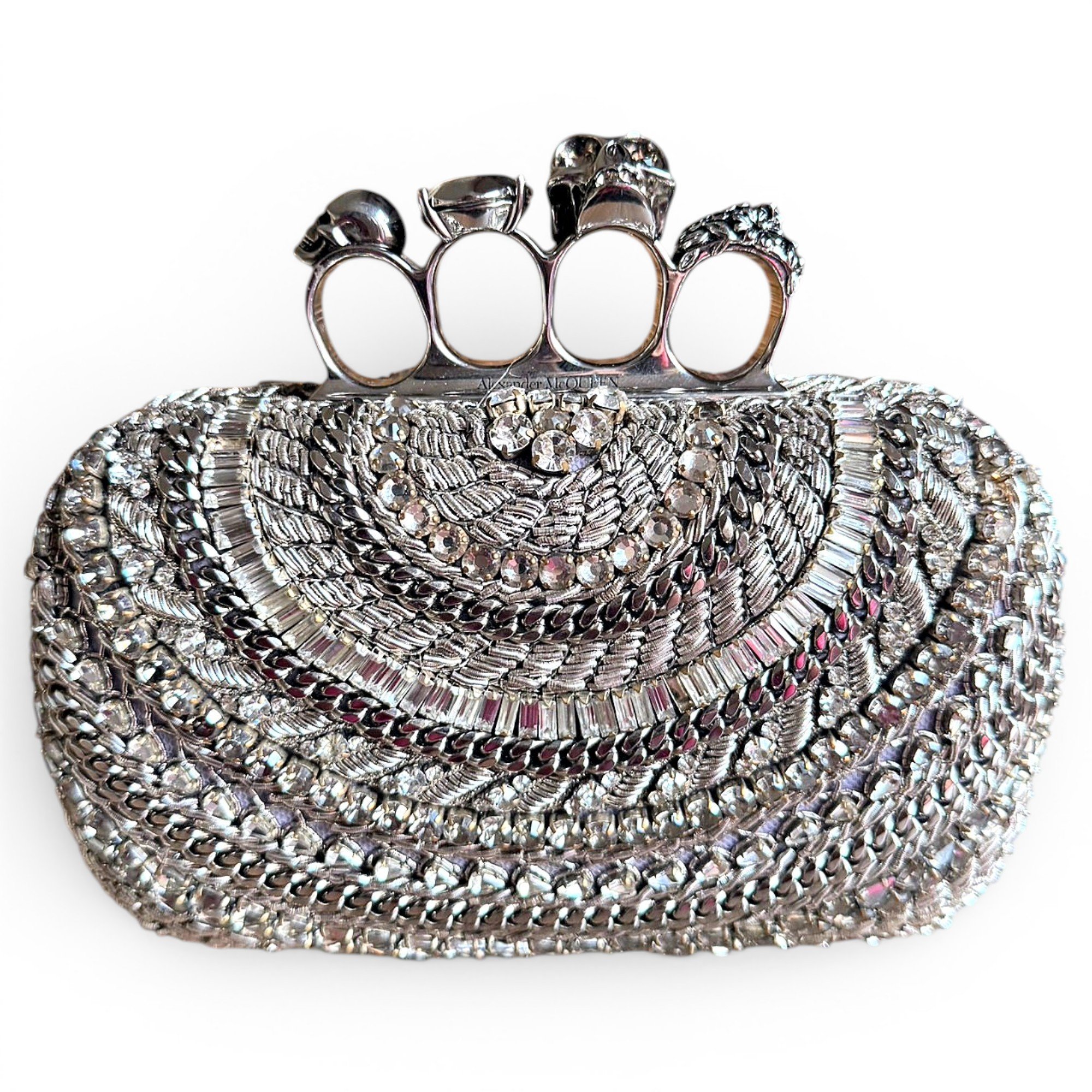 Knuckle clutch bag