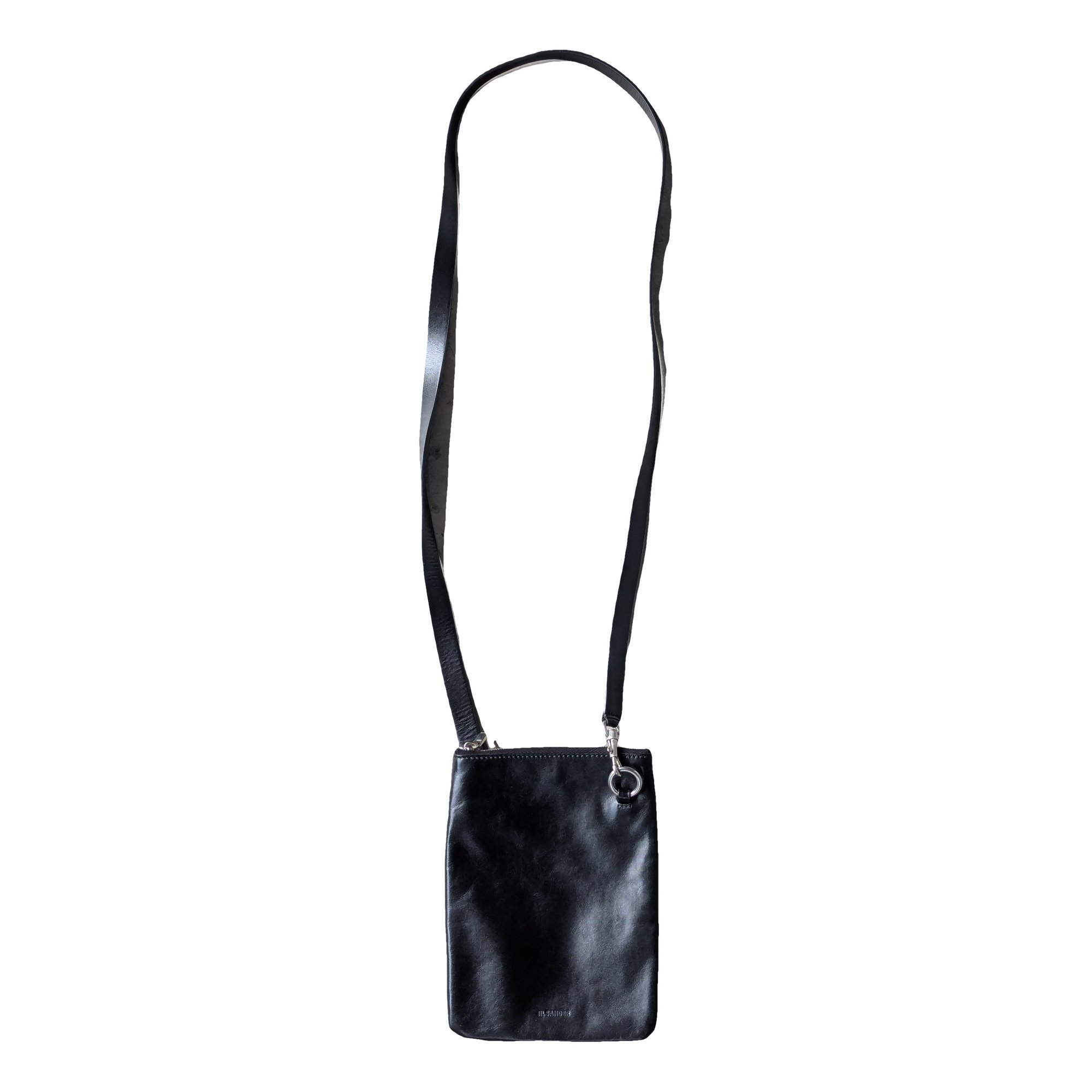Jil Sander Tangle leather crossbody bag