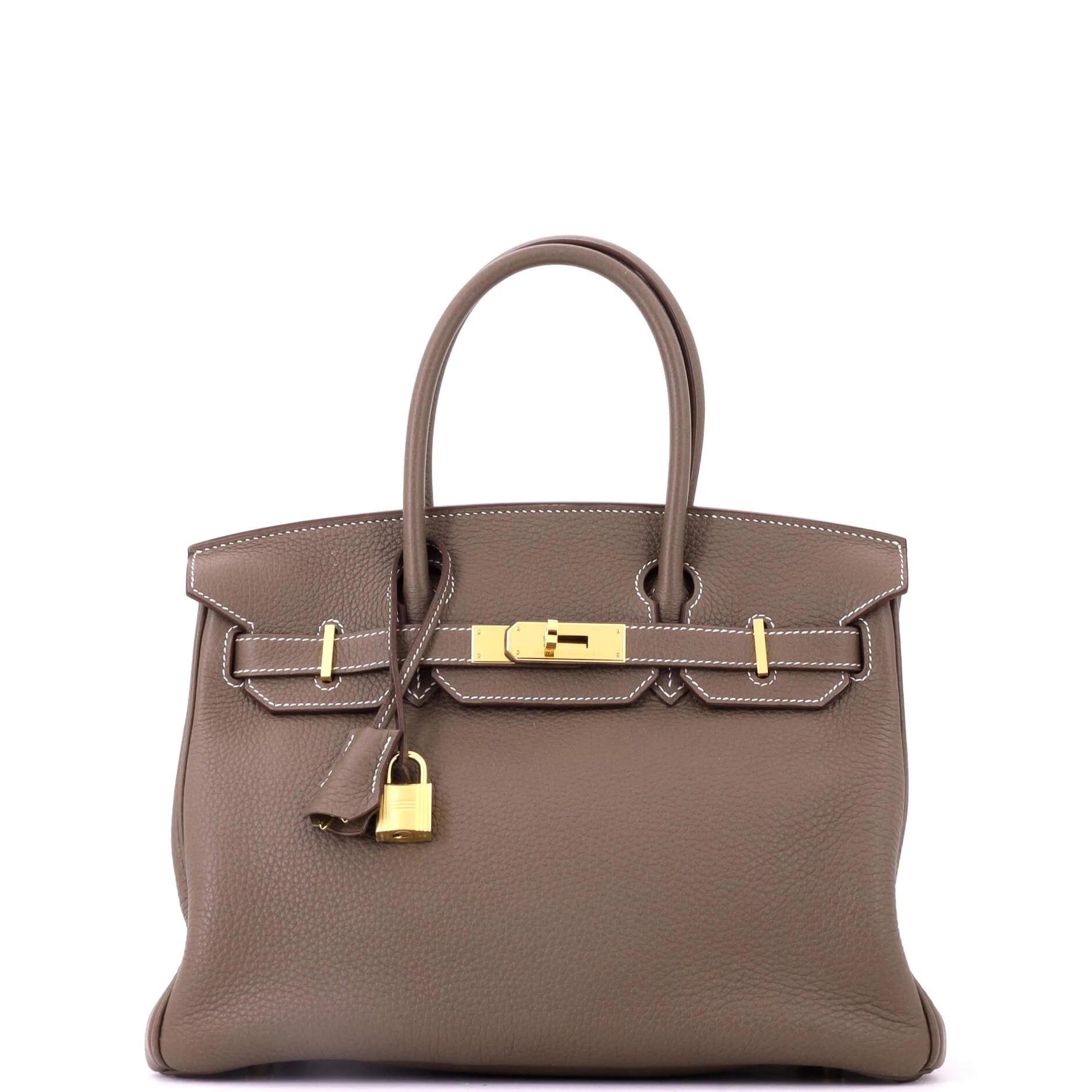 Birkin 30 leather tote
