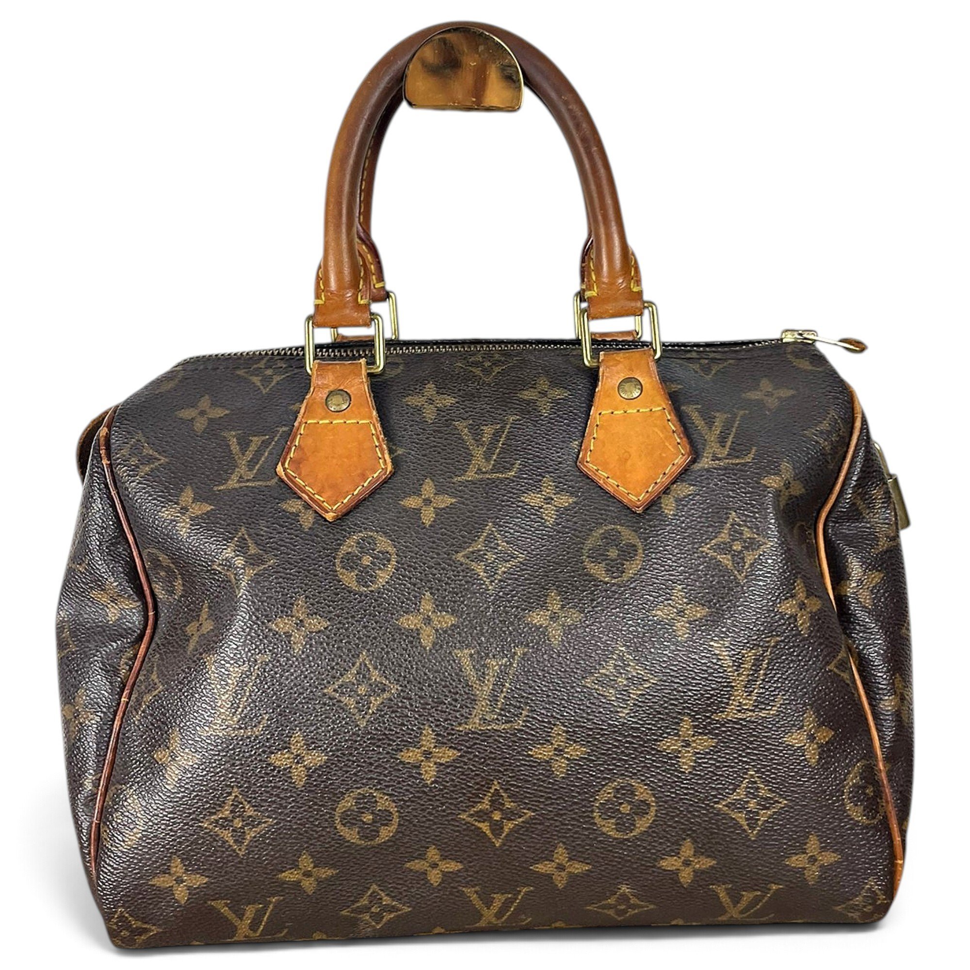Speedy leather handbag