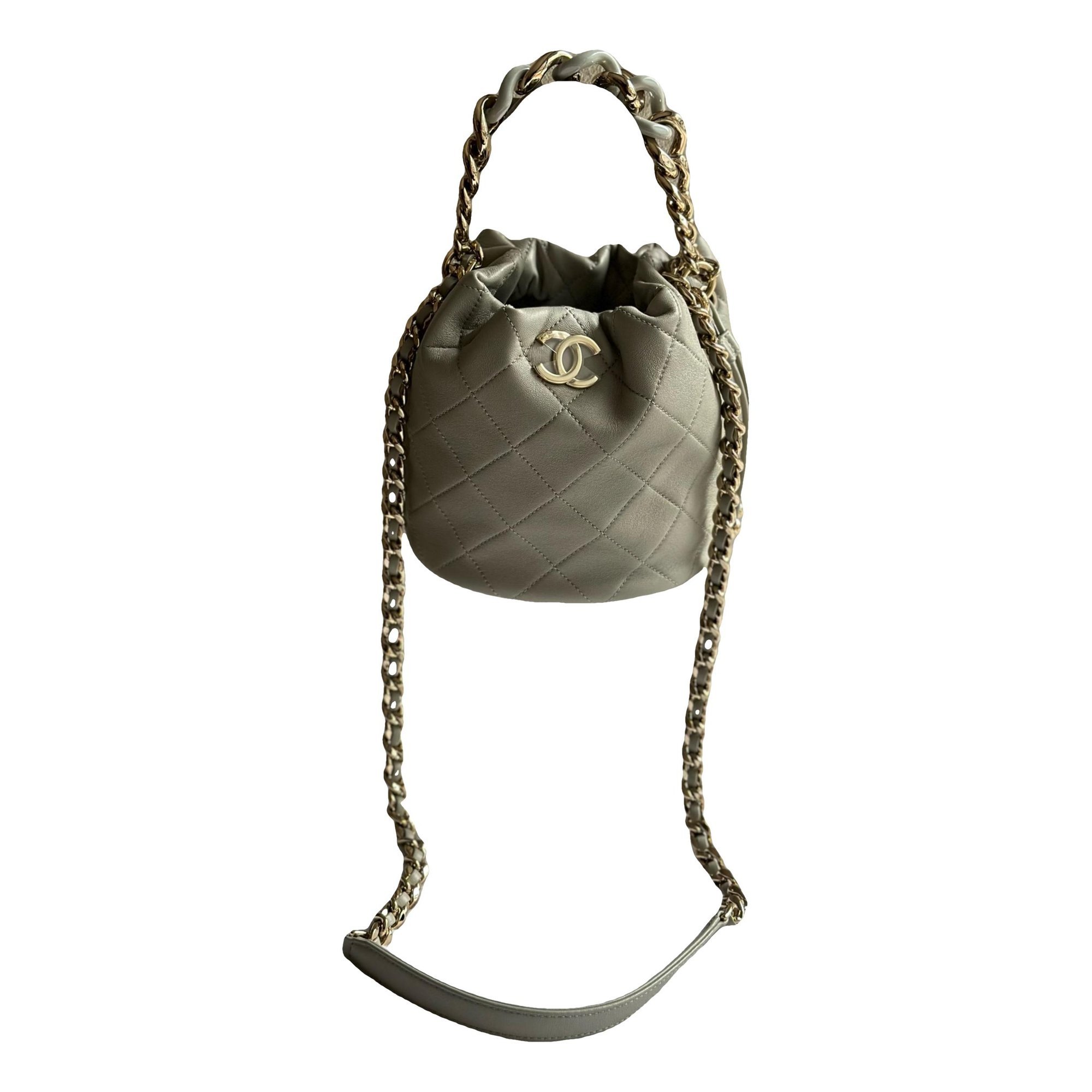 Gabrielle Bucket leather crossbody bag