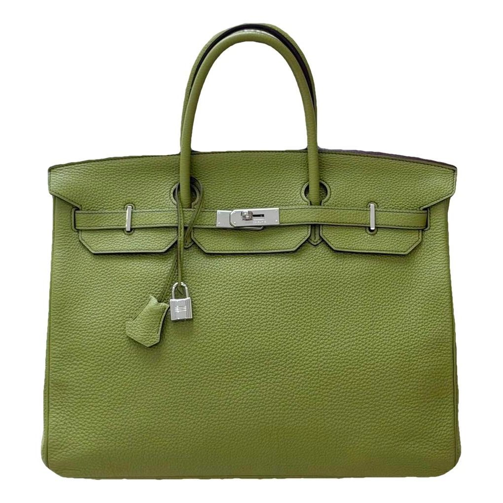 Birkin 40 leather handbag