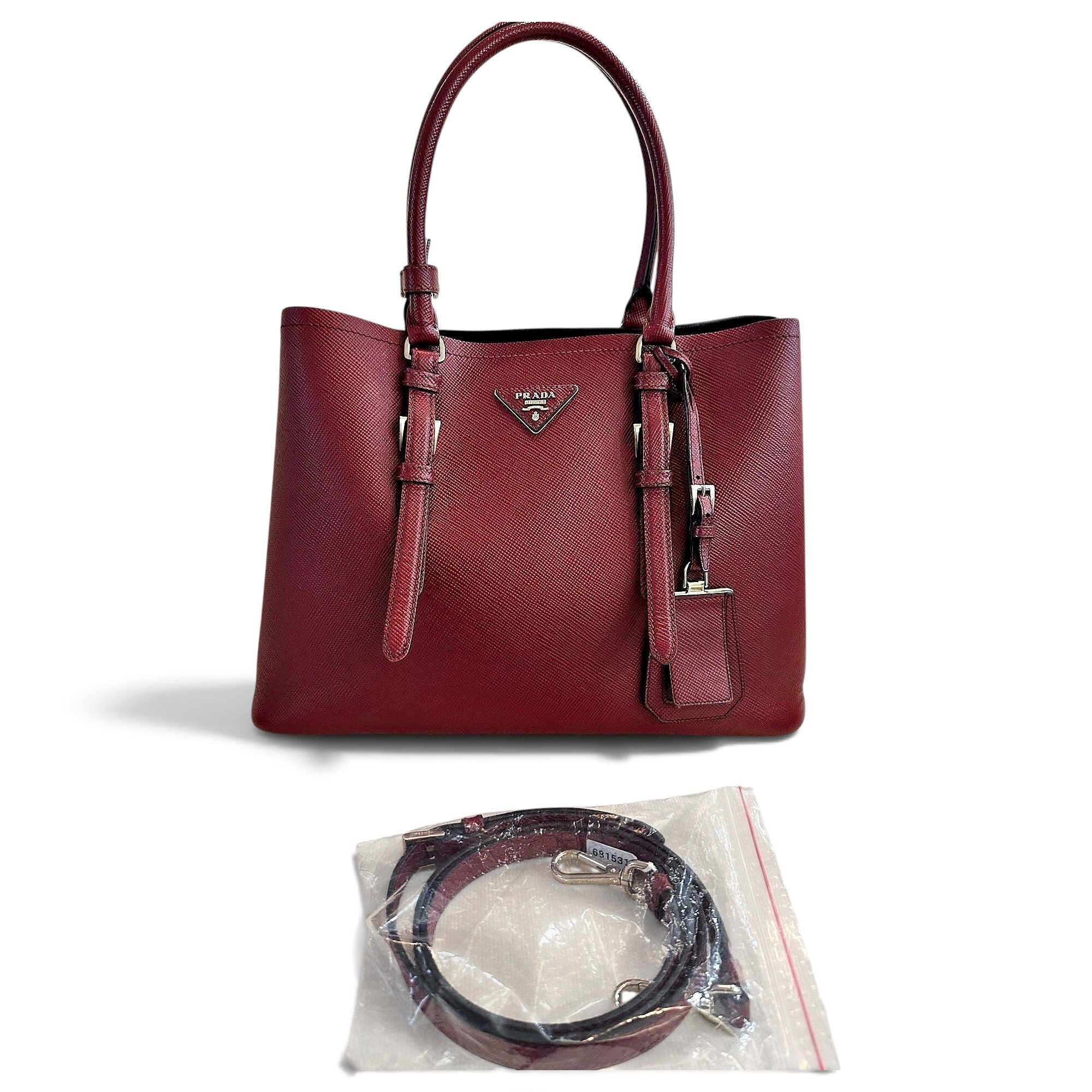 Prada Double leather handbag