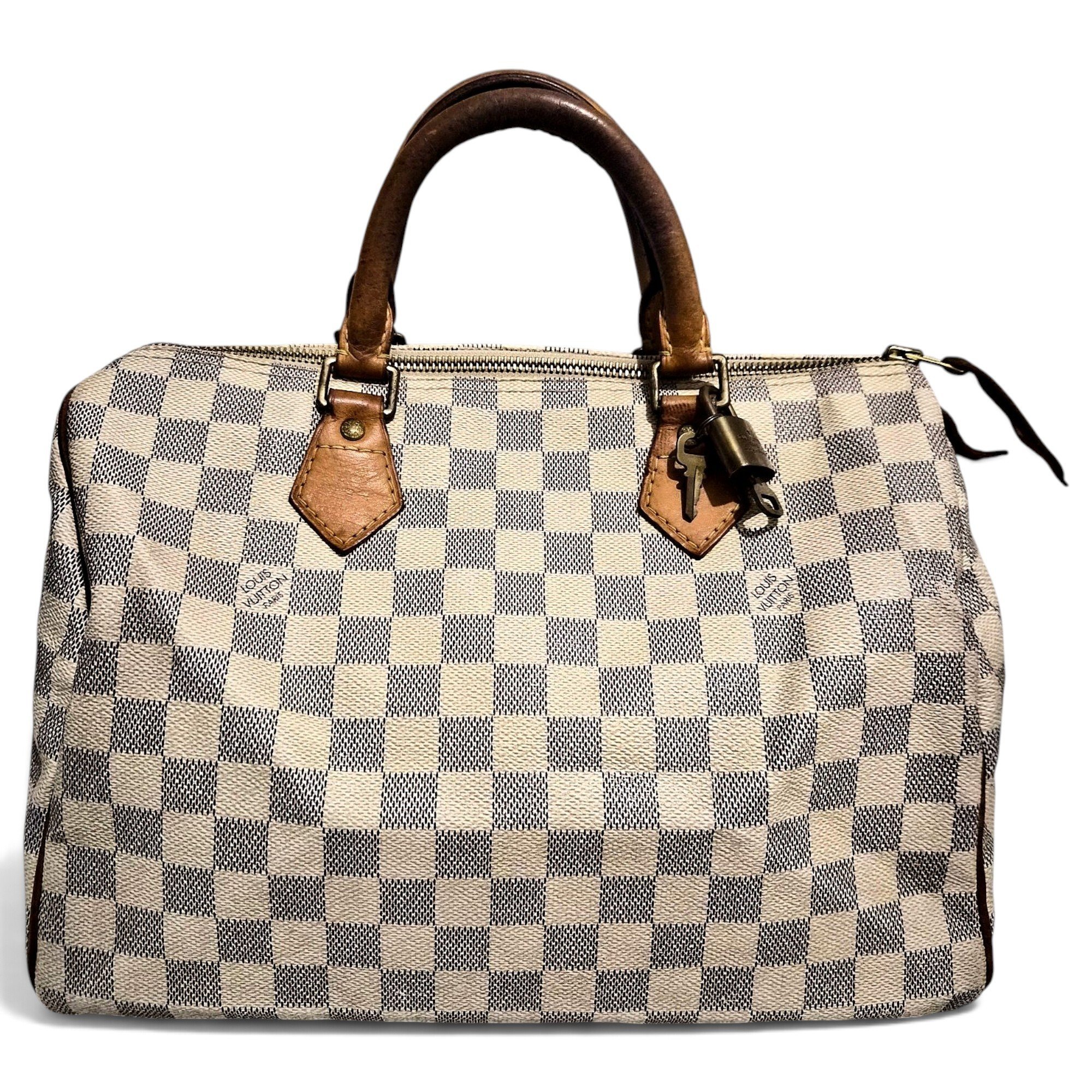 Speedy leather handbag
