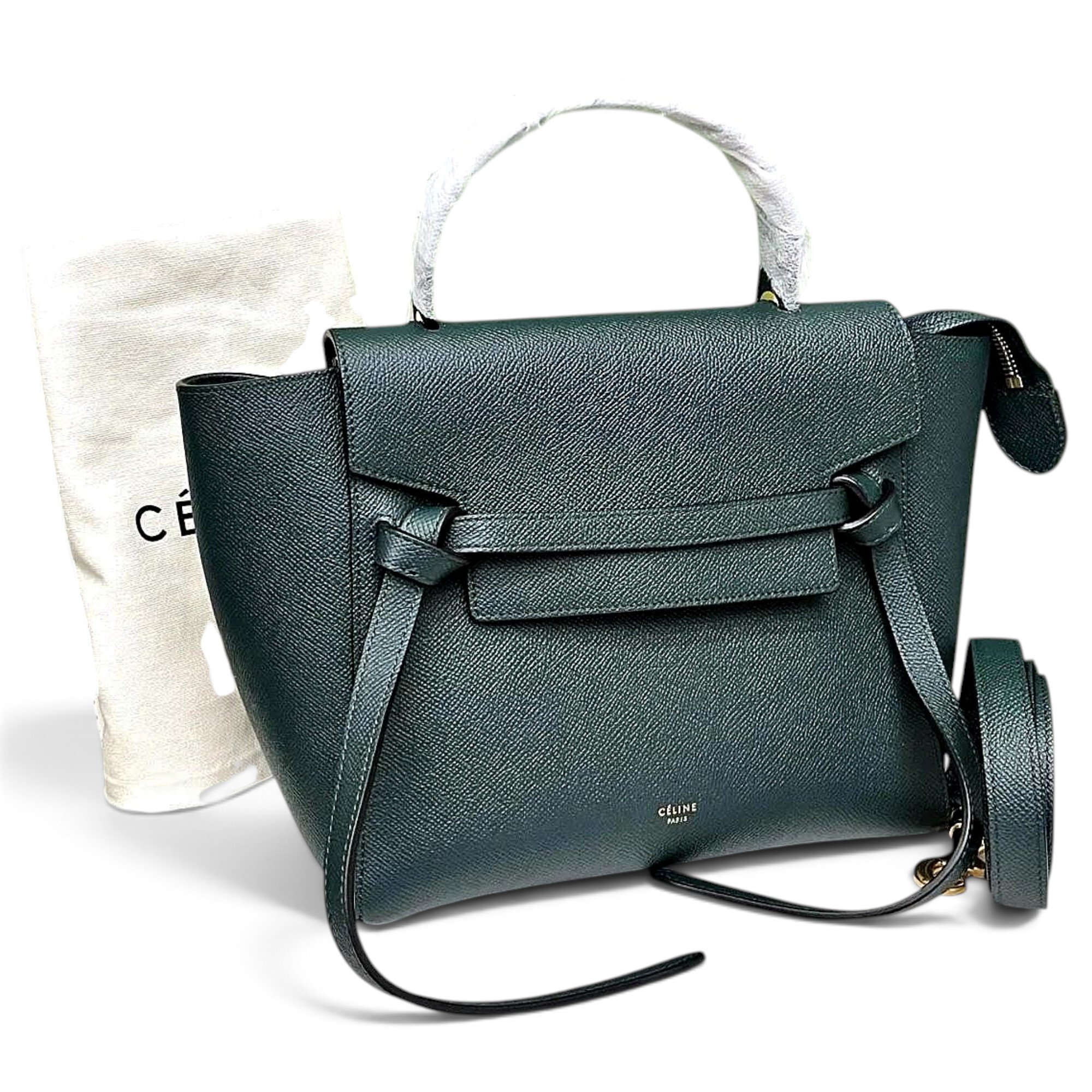 Belt leather mini bag