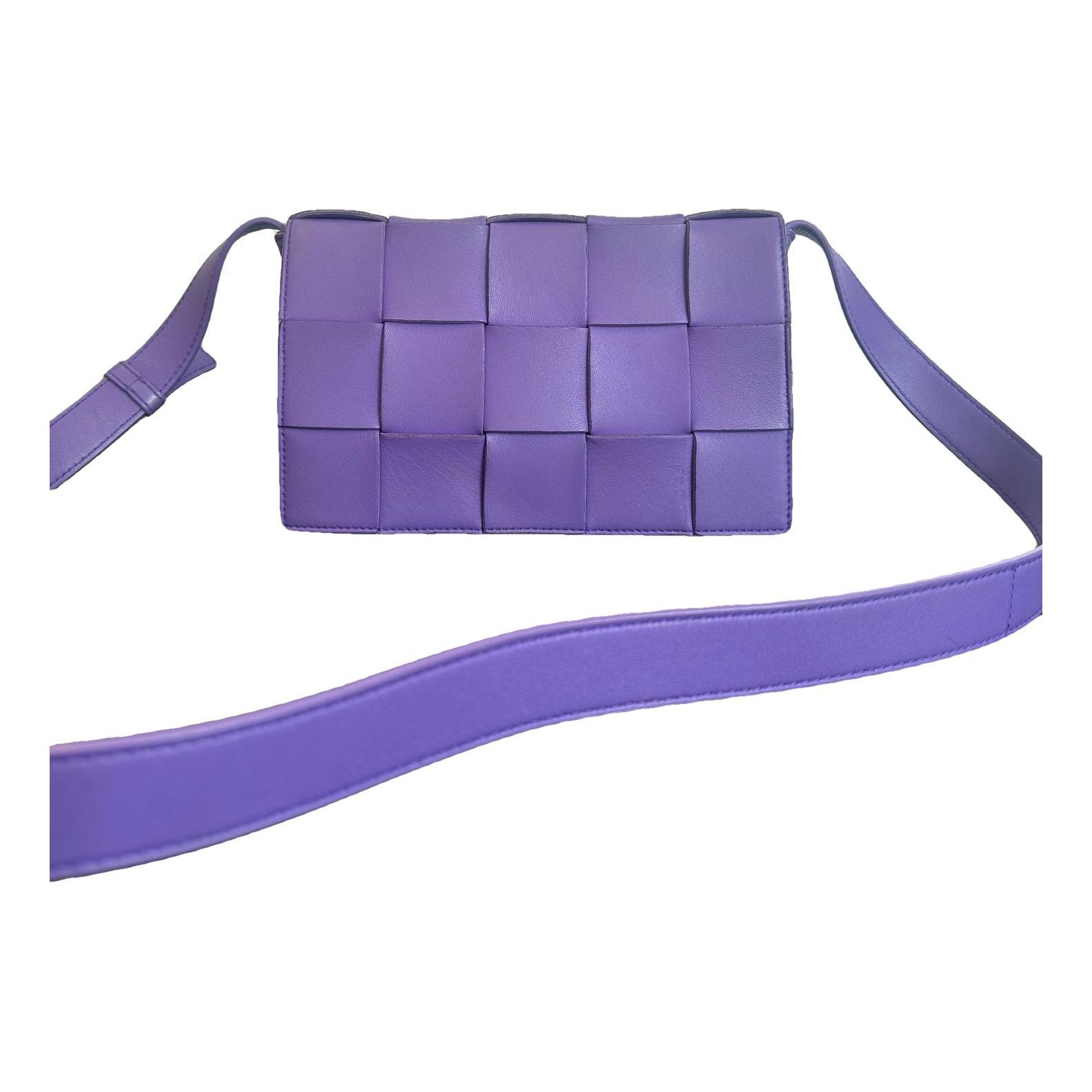 Cassette leather handbag
