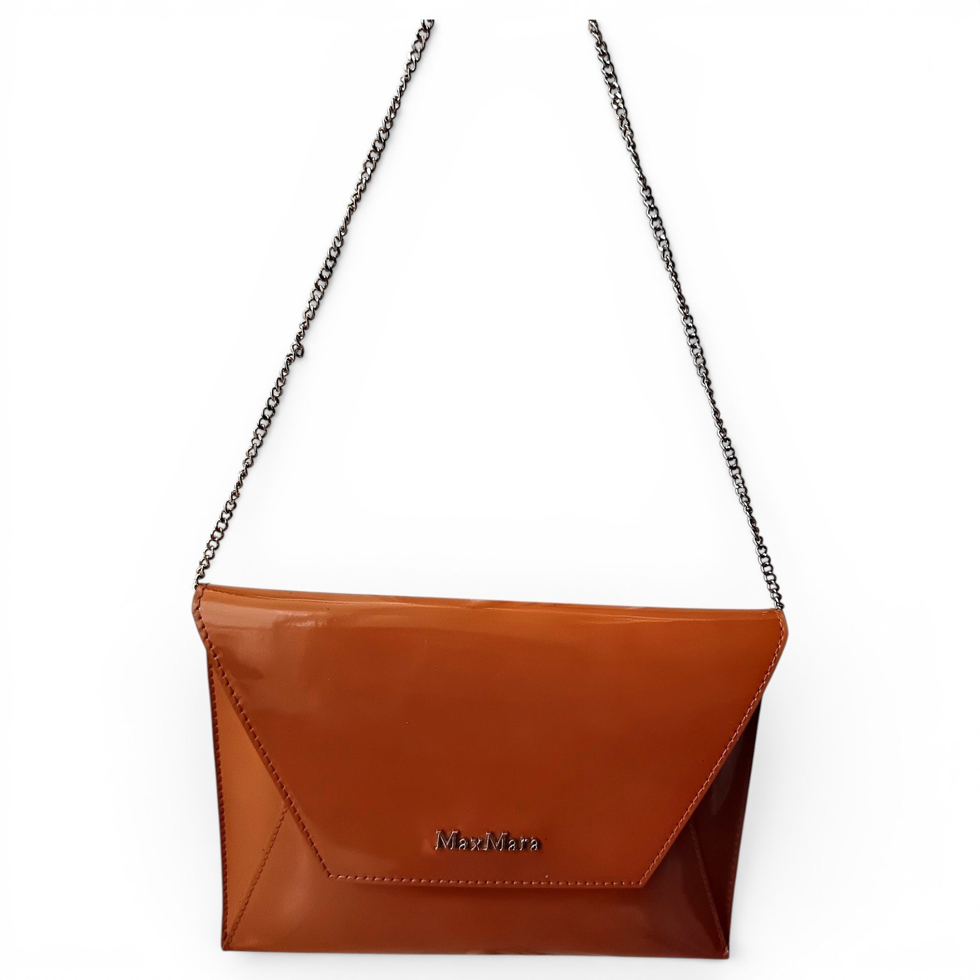 Patent leather handbag