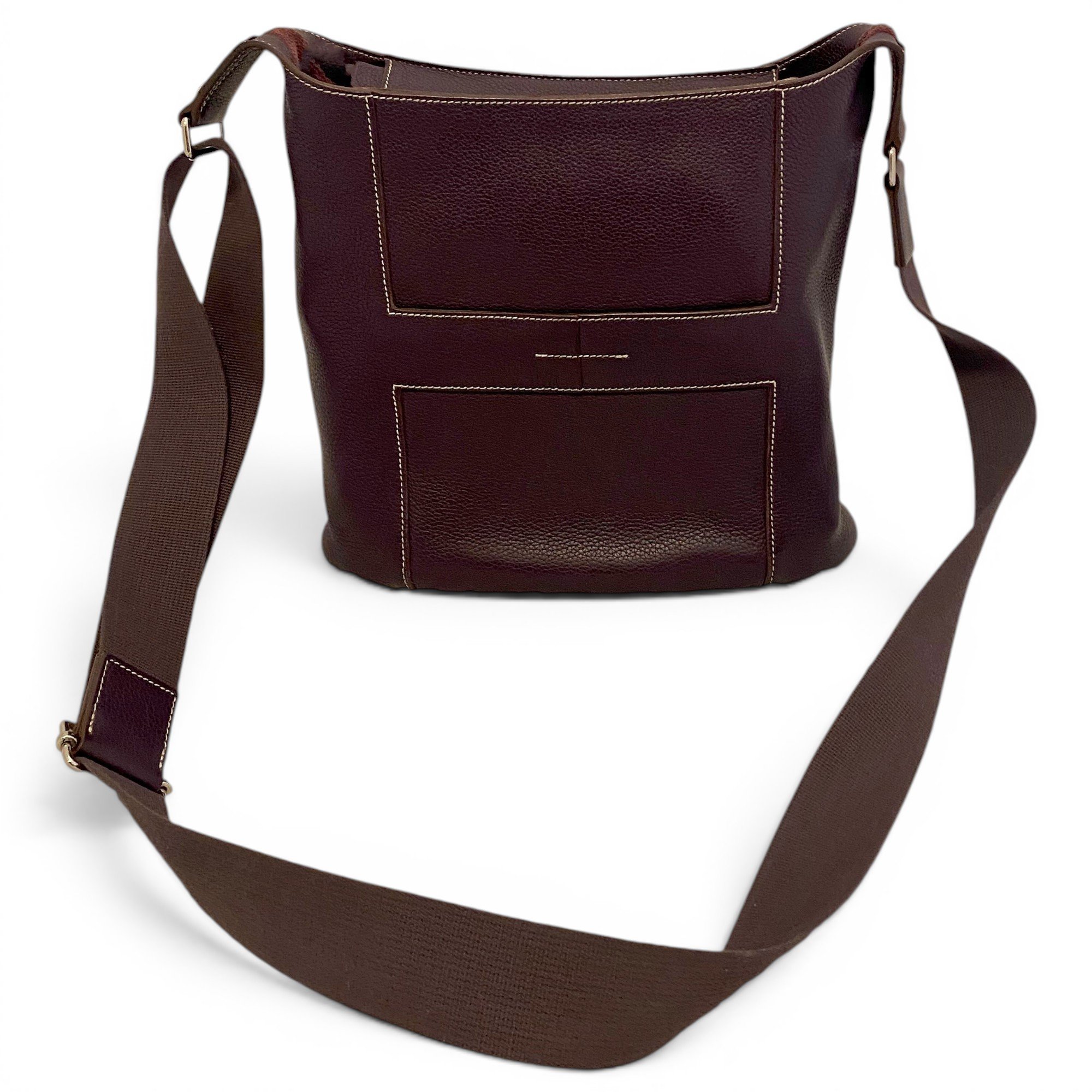 Hermes Sac Goodnews Handbag Clemence Leather 2008