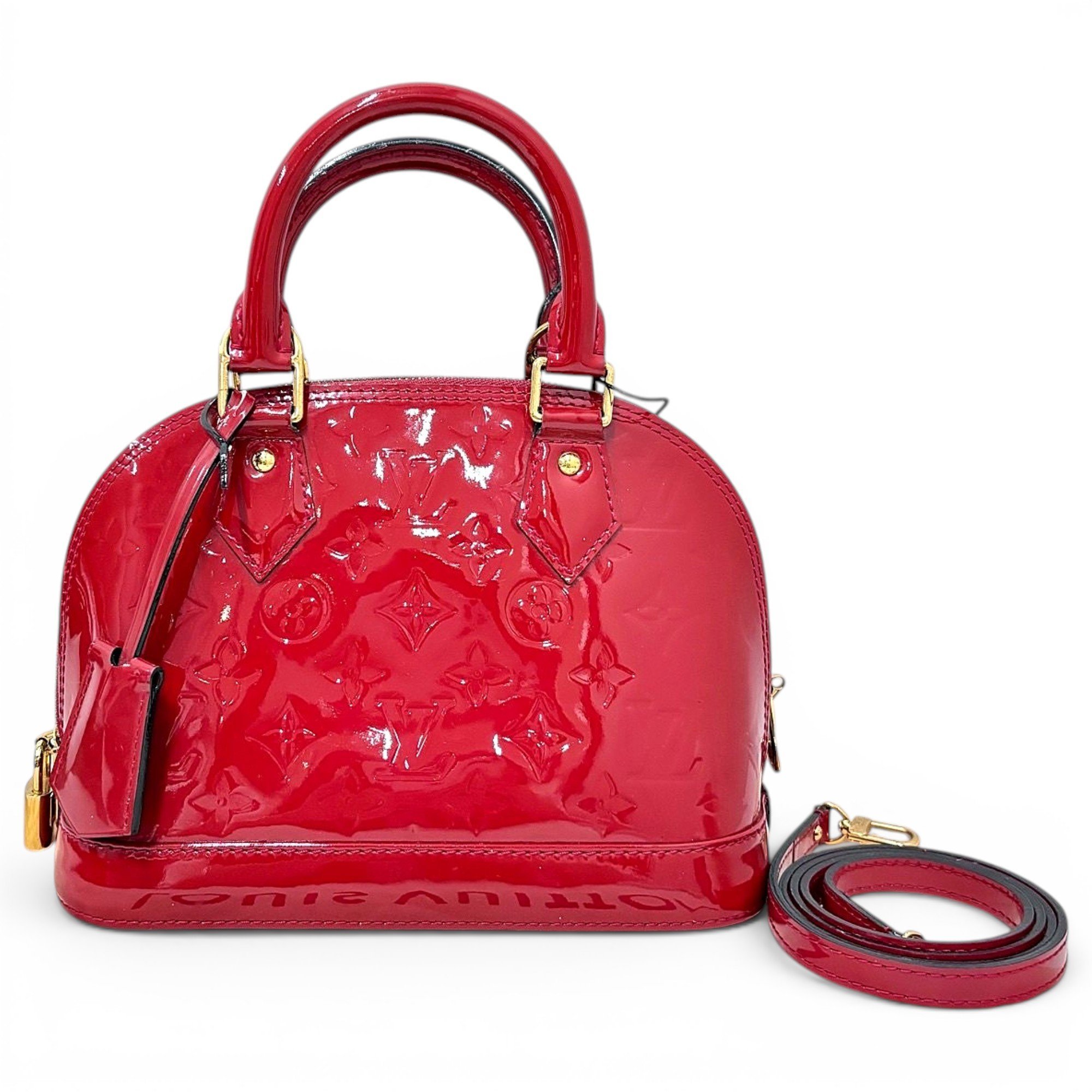 Alma BB patent leather handbag