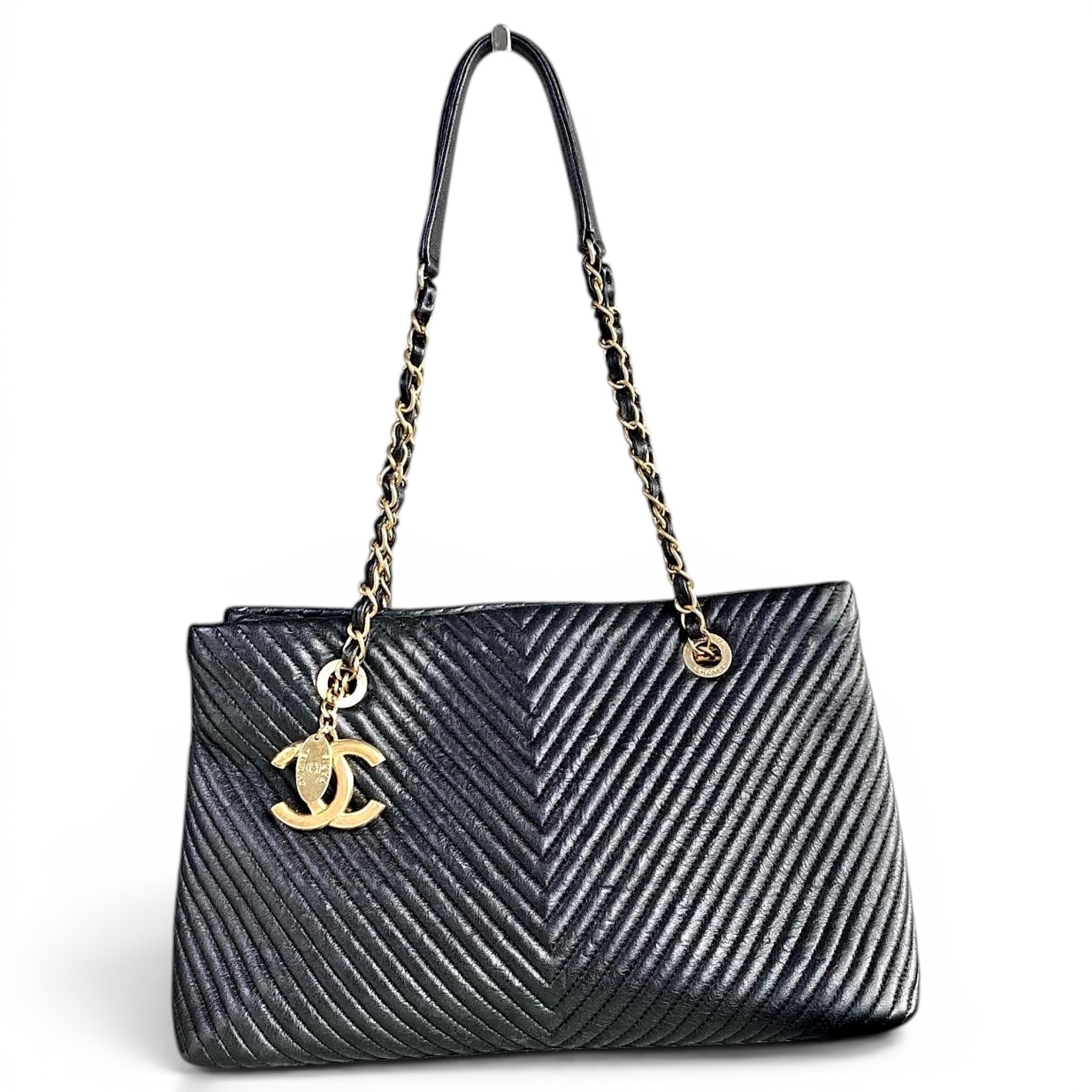 Leather tote