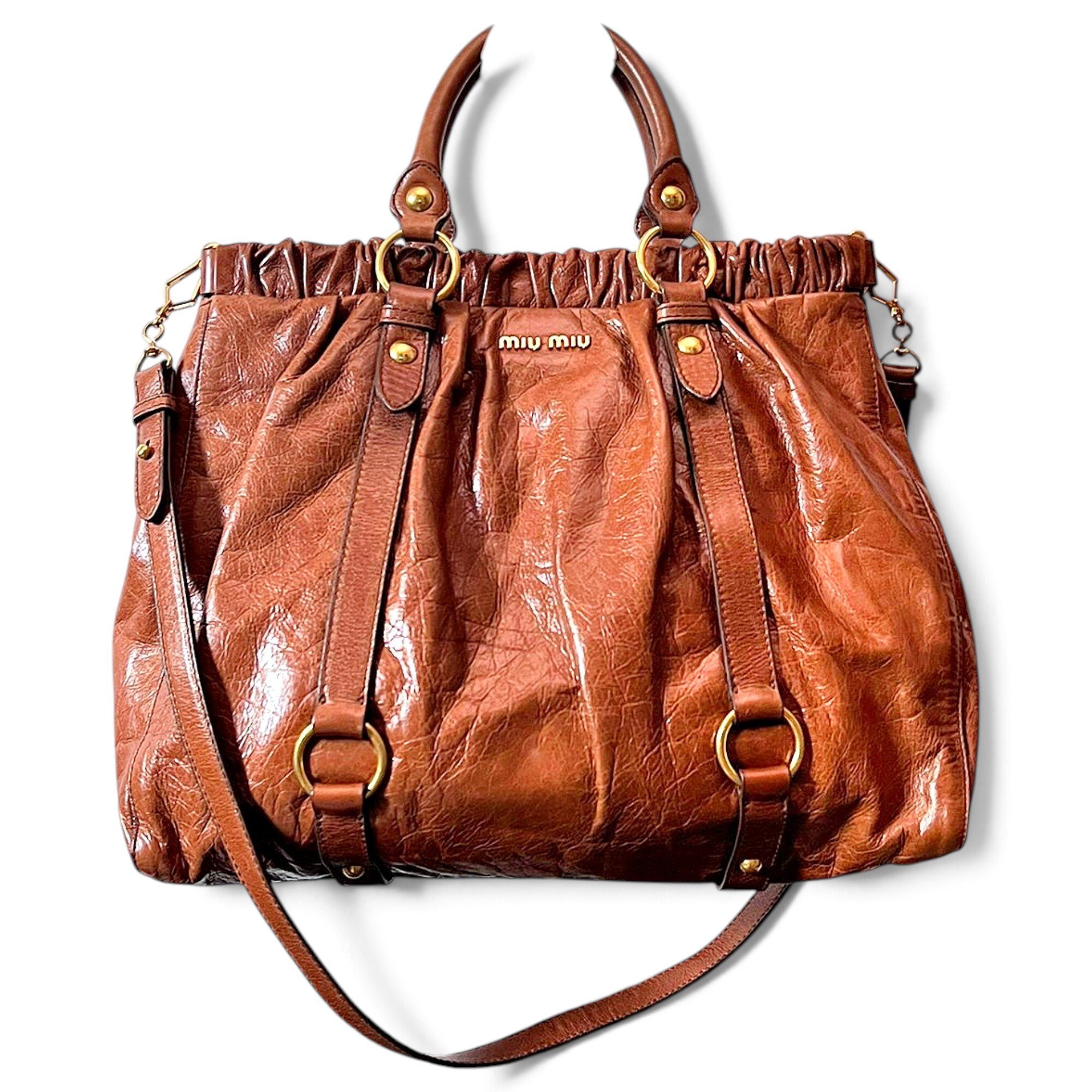 Vitello leather tote
