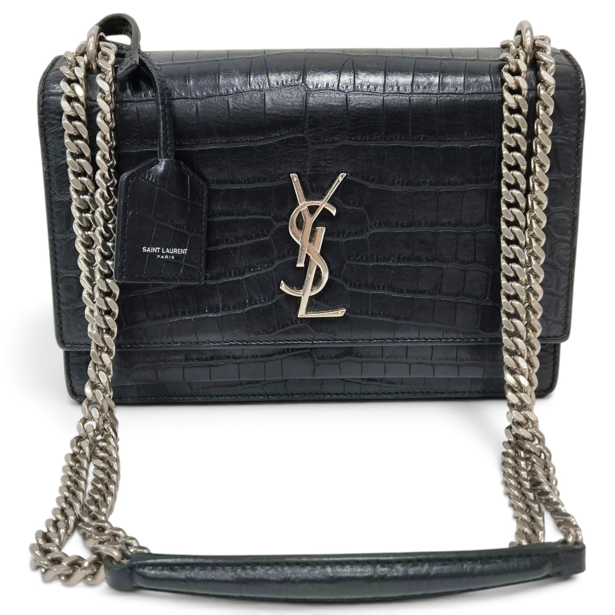 Sunset leather crossbody bag