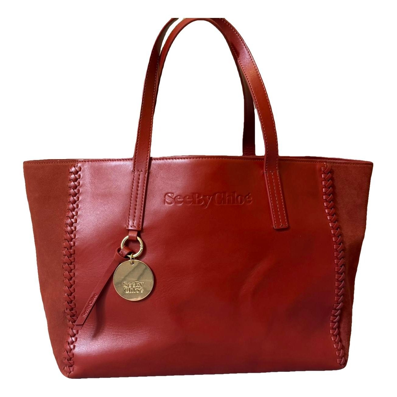 Leather tote