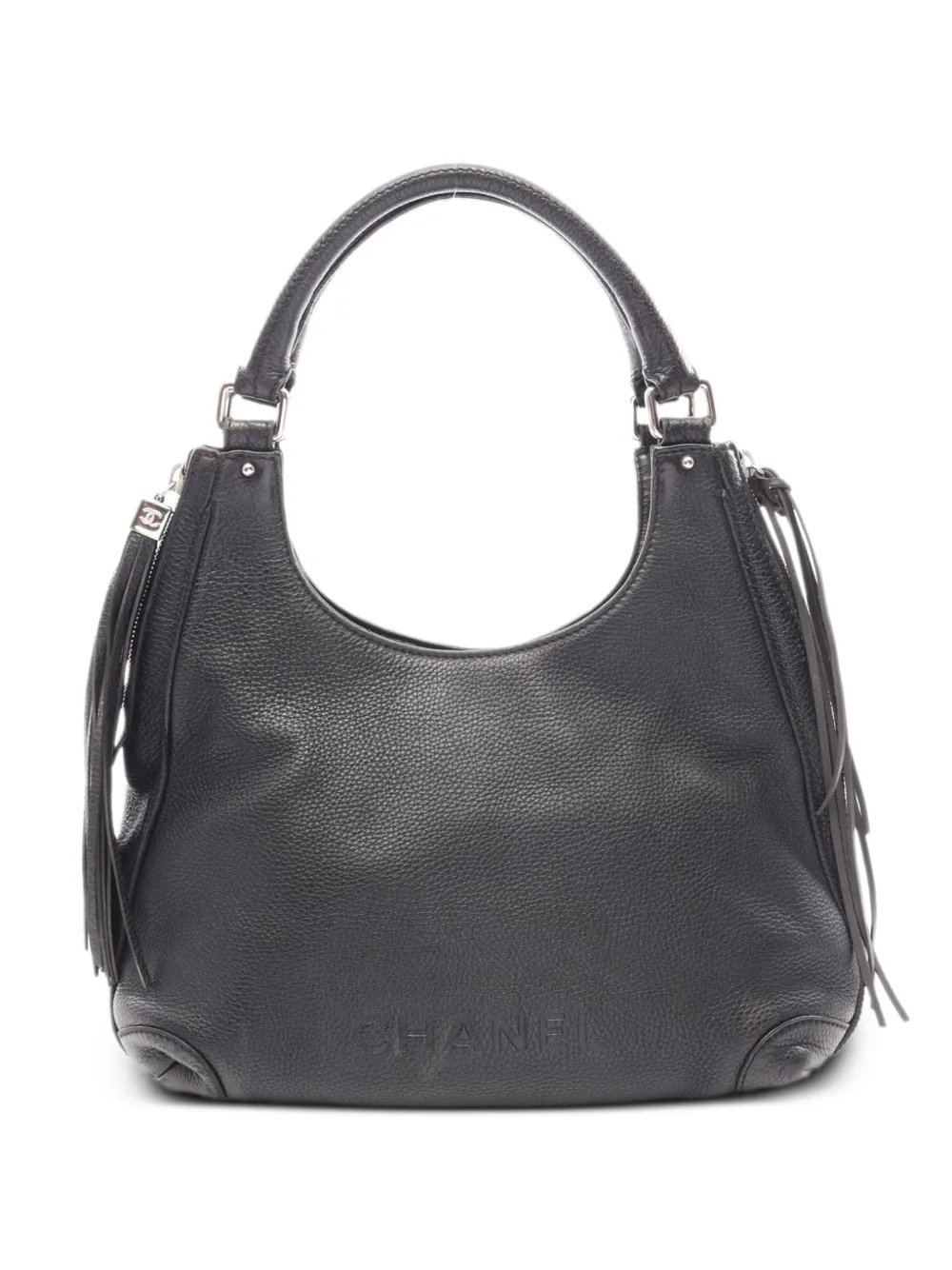 2003-2004 logo-embossed leather tote bag
