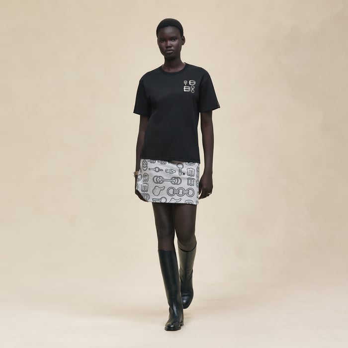 Noir Maxi Printed T-shirt
