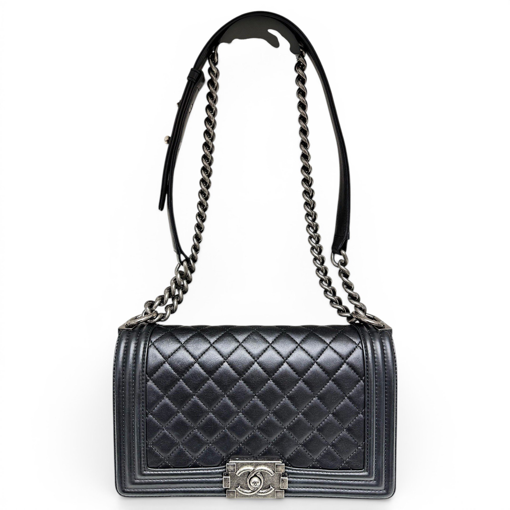 Boy leather crossbody bag