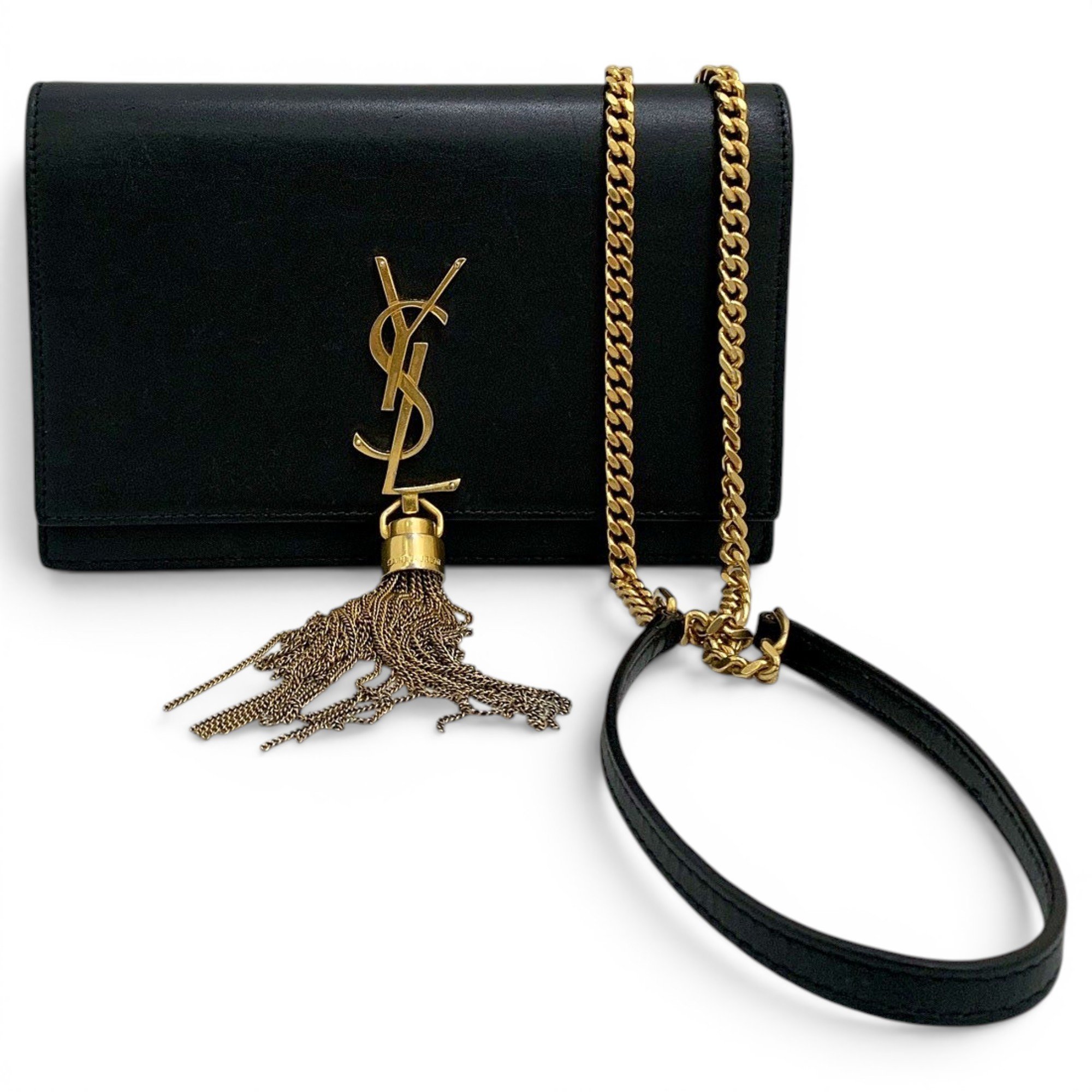 Pompom Kate leather crossbody bag