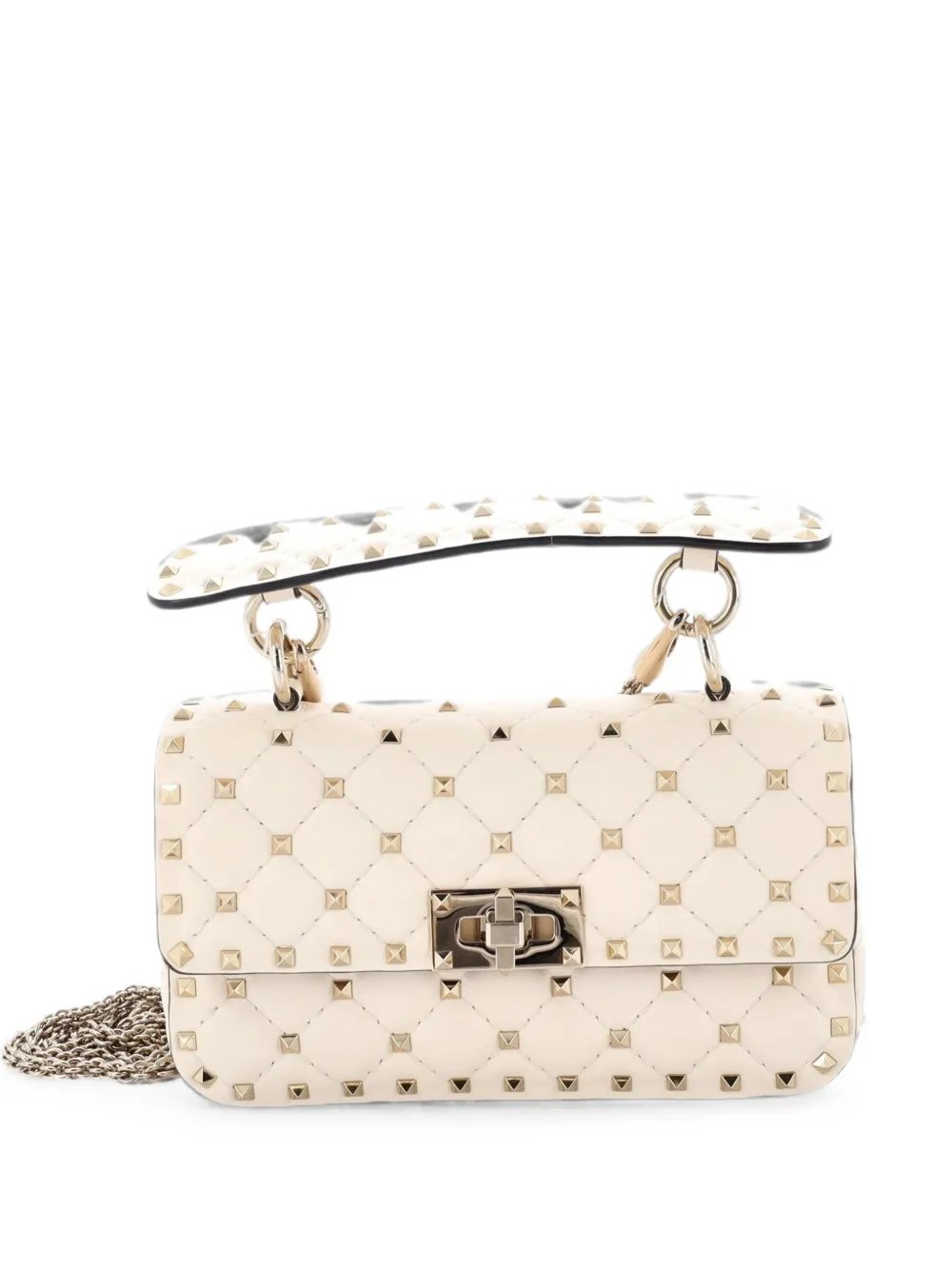 Valentino Garavani Rockstud Spike Flap Bag Quilted Leather Small crossbody bag