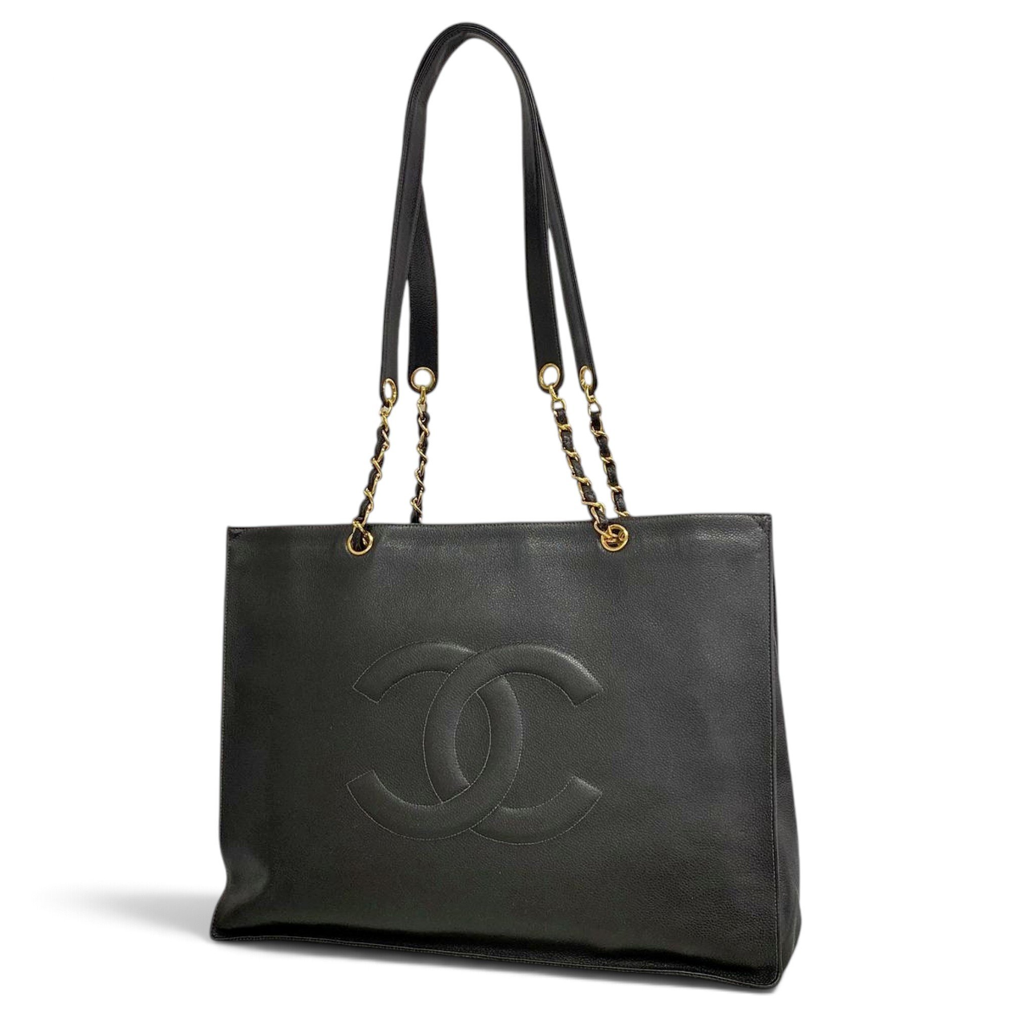 Leather tote