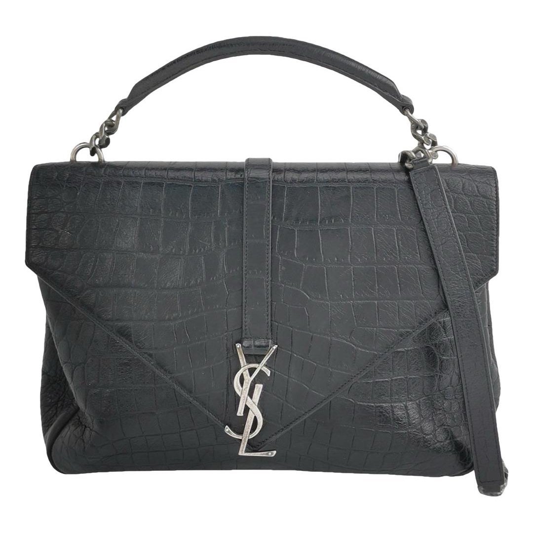 Collége monogramme leather handbag