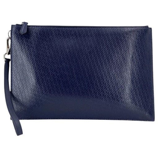 FF leather clutch bag