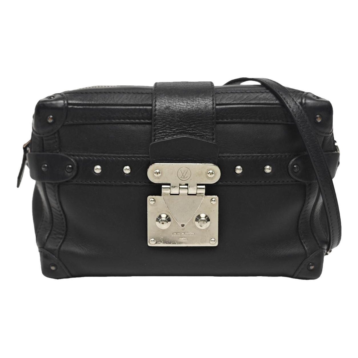 Petite Malle leather crossbody bag