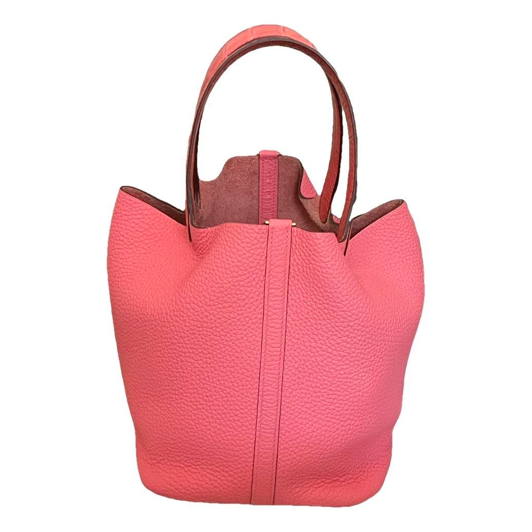 Hermes Picotin 22 Handbag Clemence Leather