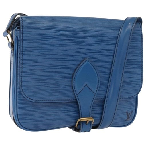 Cartouchière leather handbag