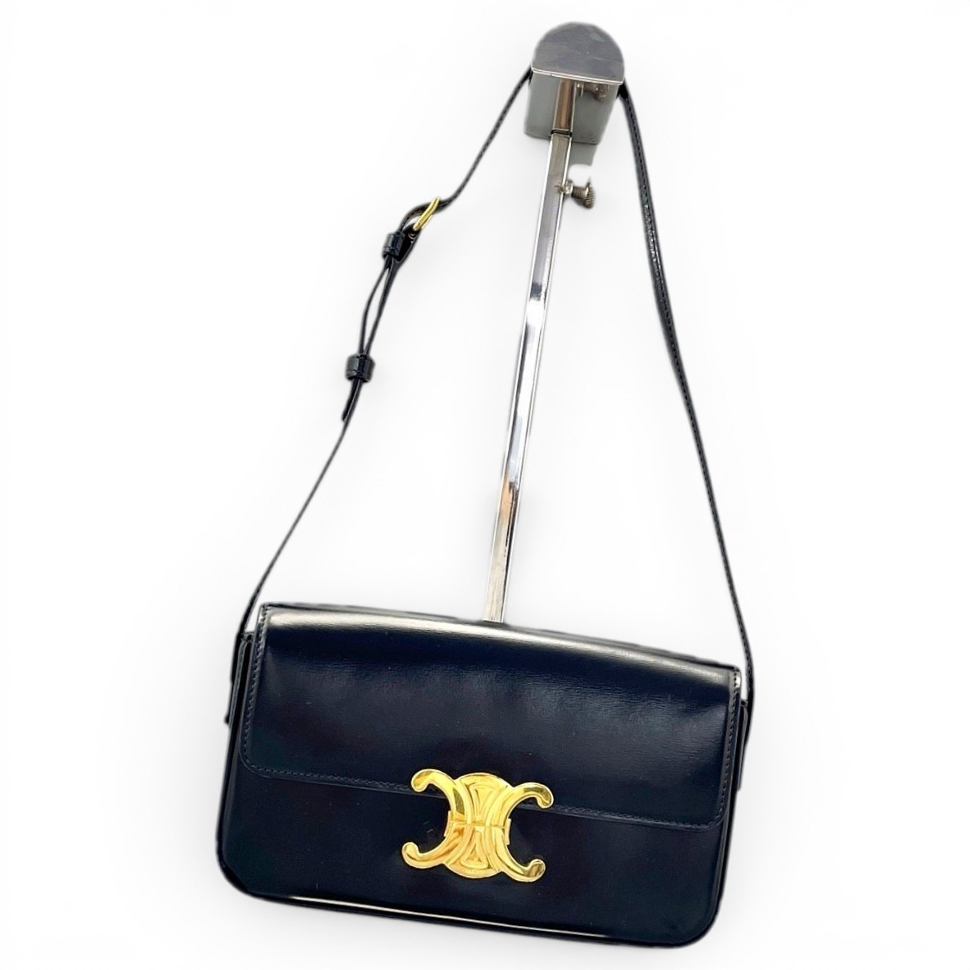 Triomphe Long leather handbag