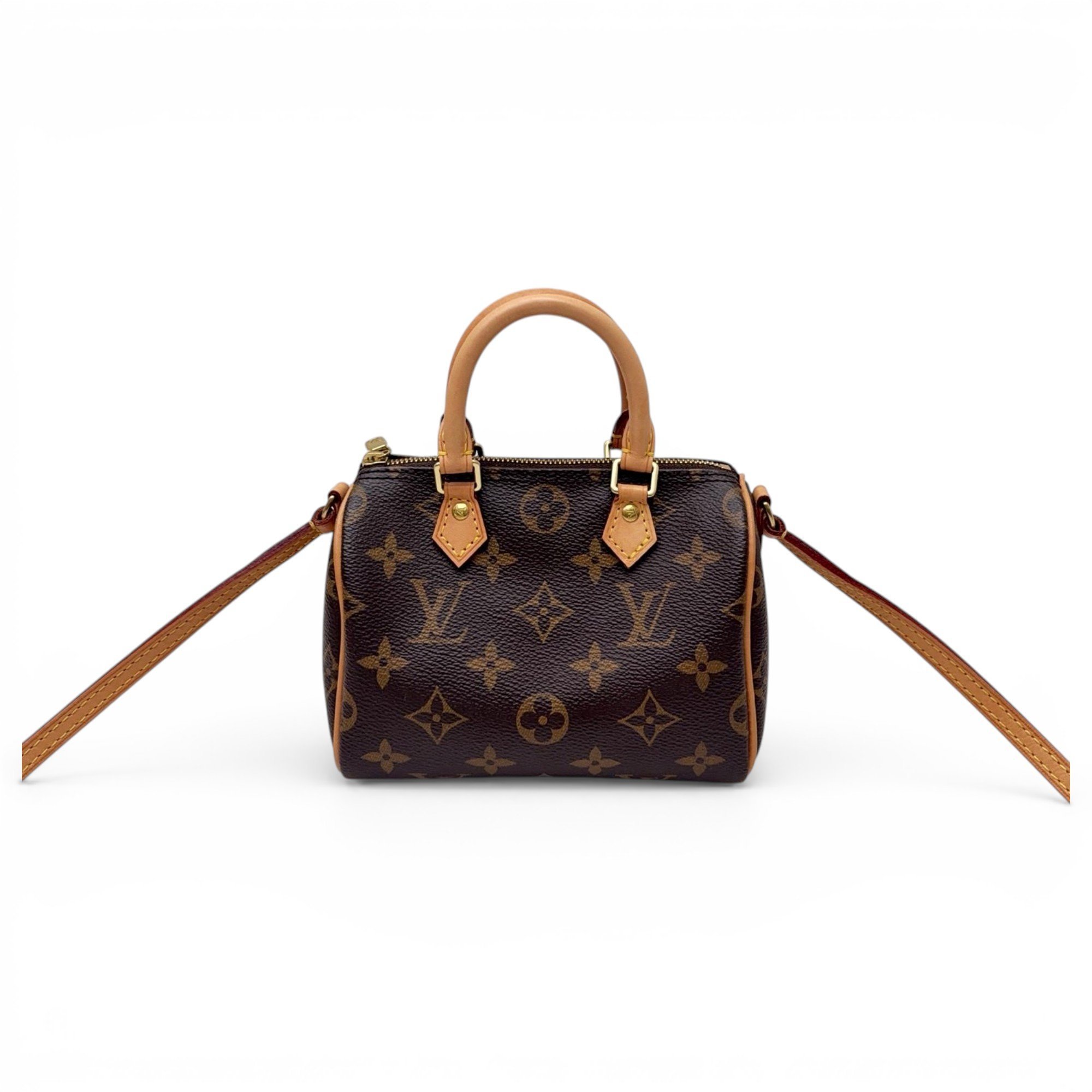 Nano Speedy / Mini HL leather handbag