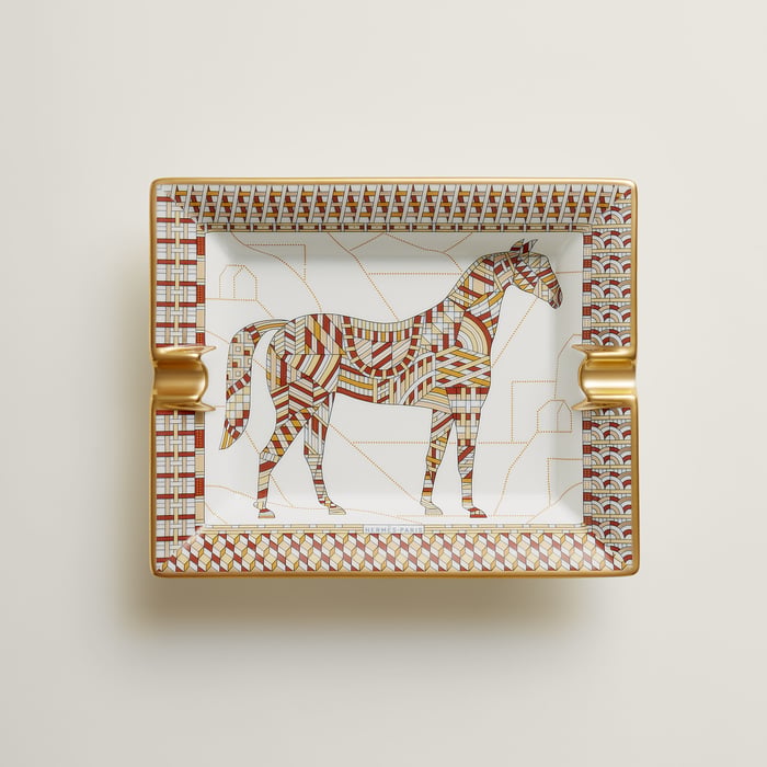 떼라코따 Cheval Deco 재떨이
