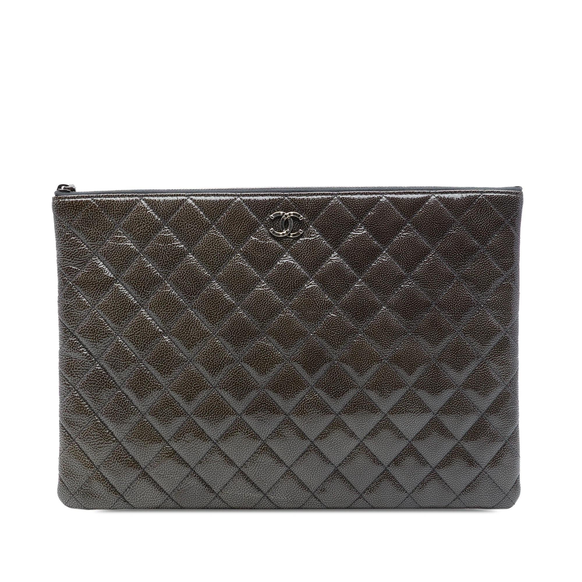 Patent leather handbag