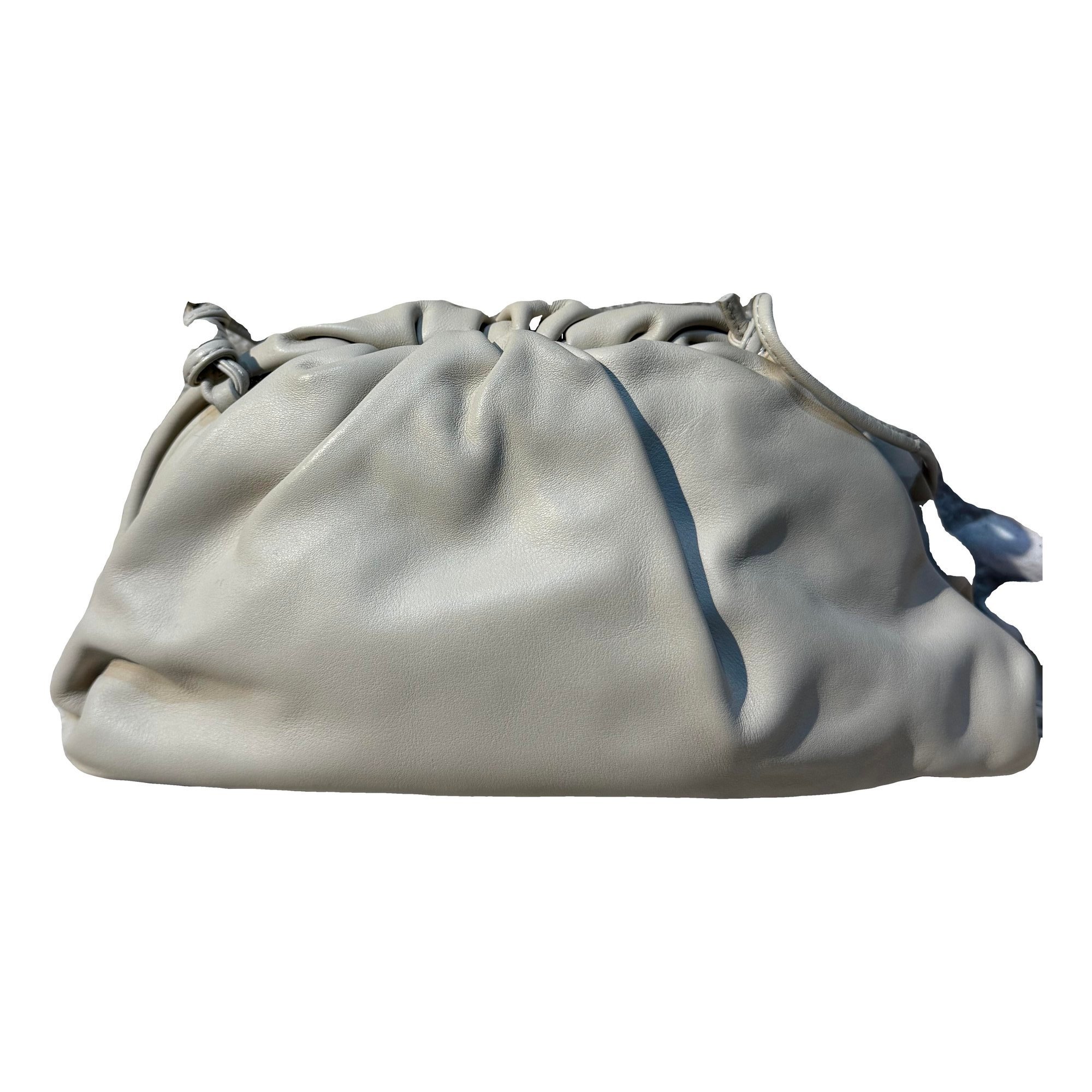 Pouch leather handbag