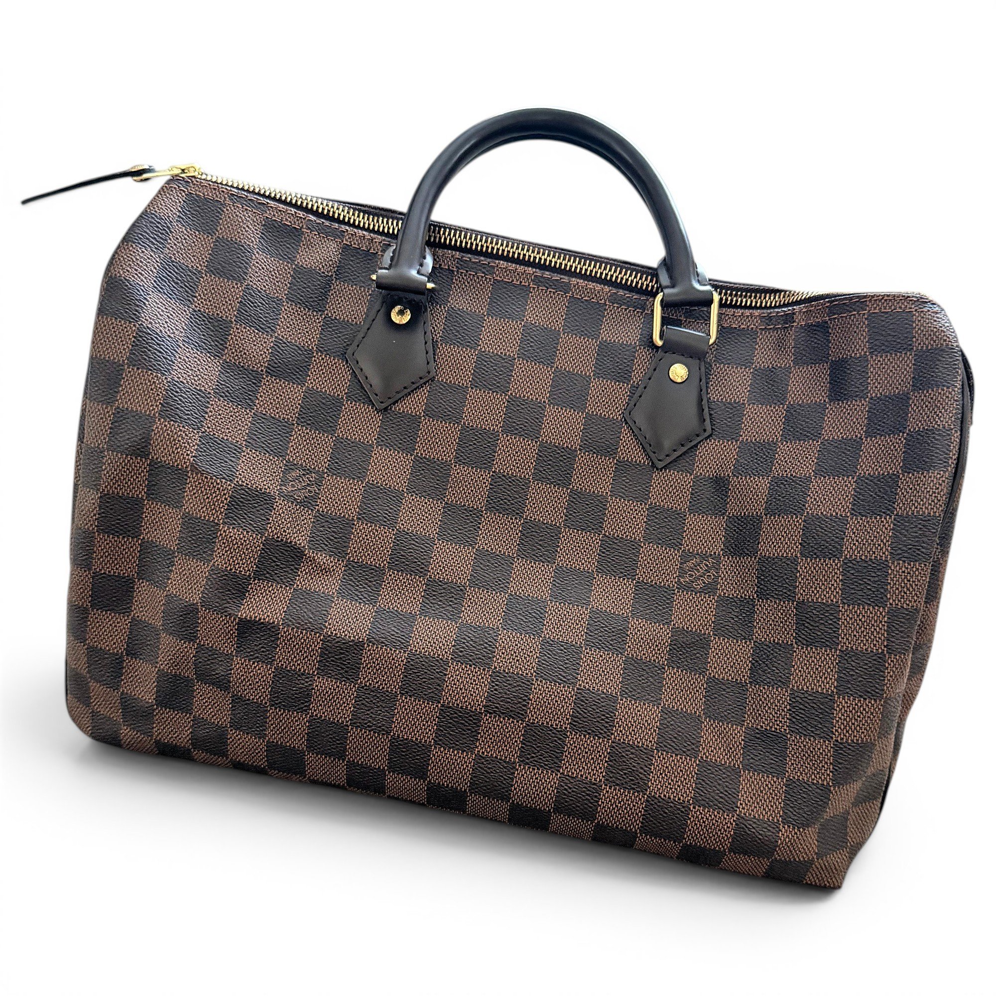 Speedy leather handbag