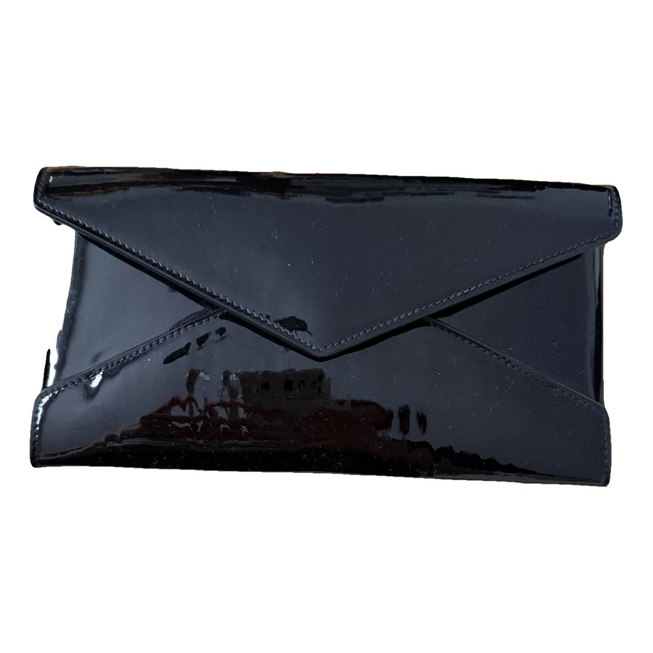 Patent leather clutch bag